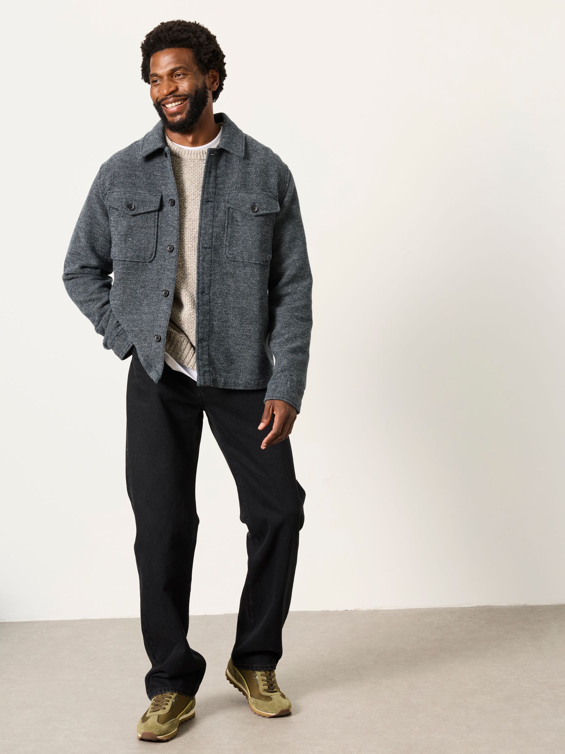 Bardon Dark Grey Overshirt - Image 5 of 6
