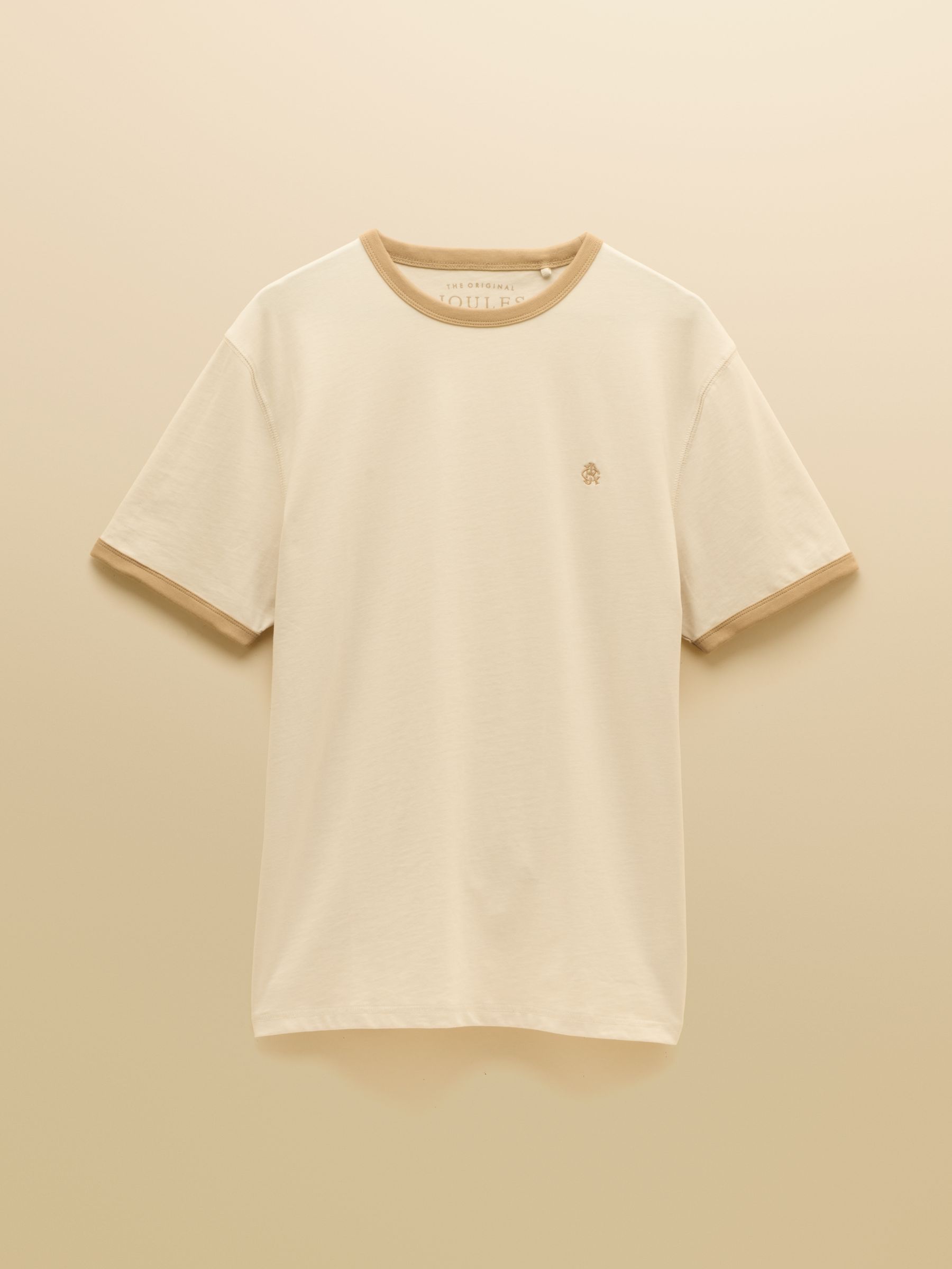 Rugby Club Cream Crew Neck Cotton T-Shirt - Image 7 of 7