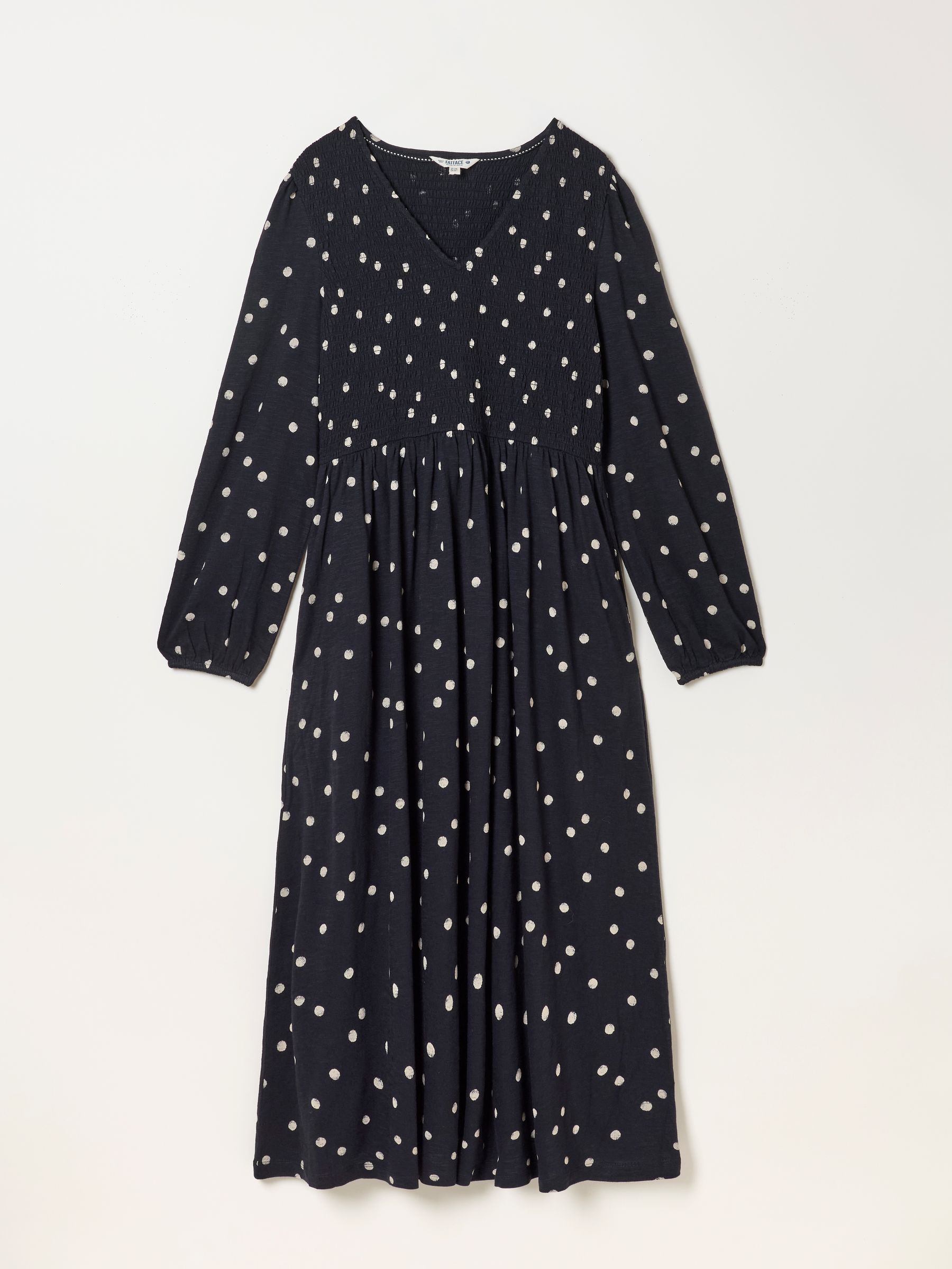 Danni Black Spot Regular Midi Dress - Image 5 of 5 Danni Black Spot Regular Midi Dress - Image 5 of 5