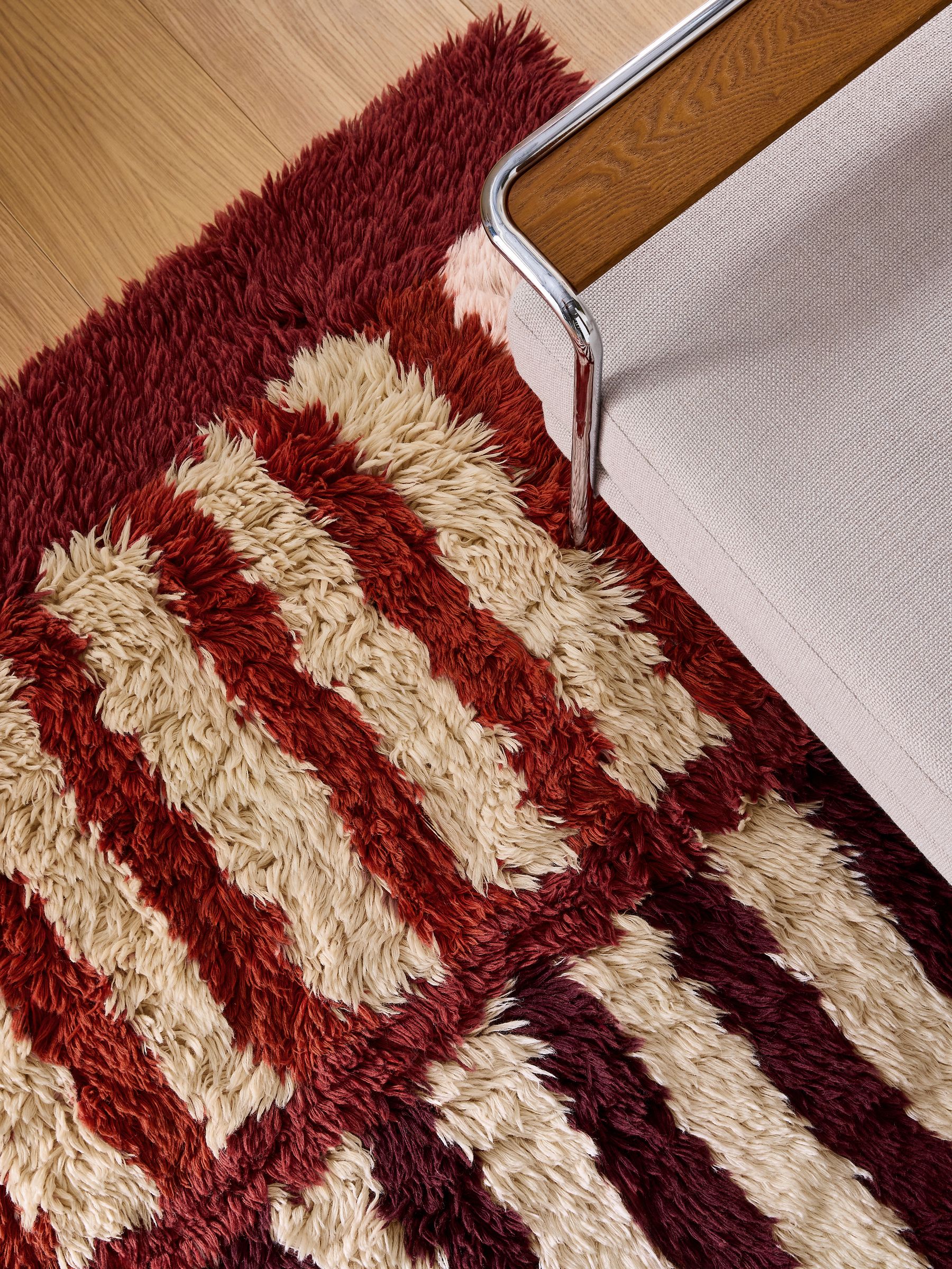 Brute Rug in Burgundy Red - Image 2 of 5 Brute Rug in Burgundy Red - Image 2 of 5
