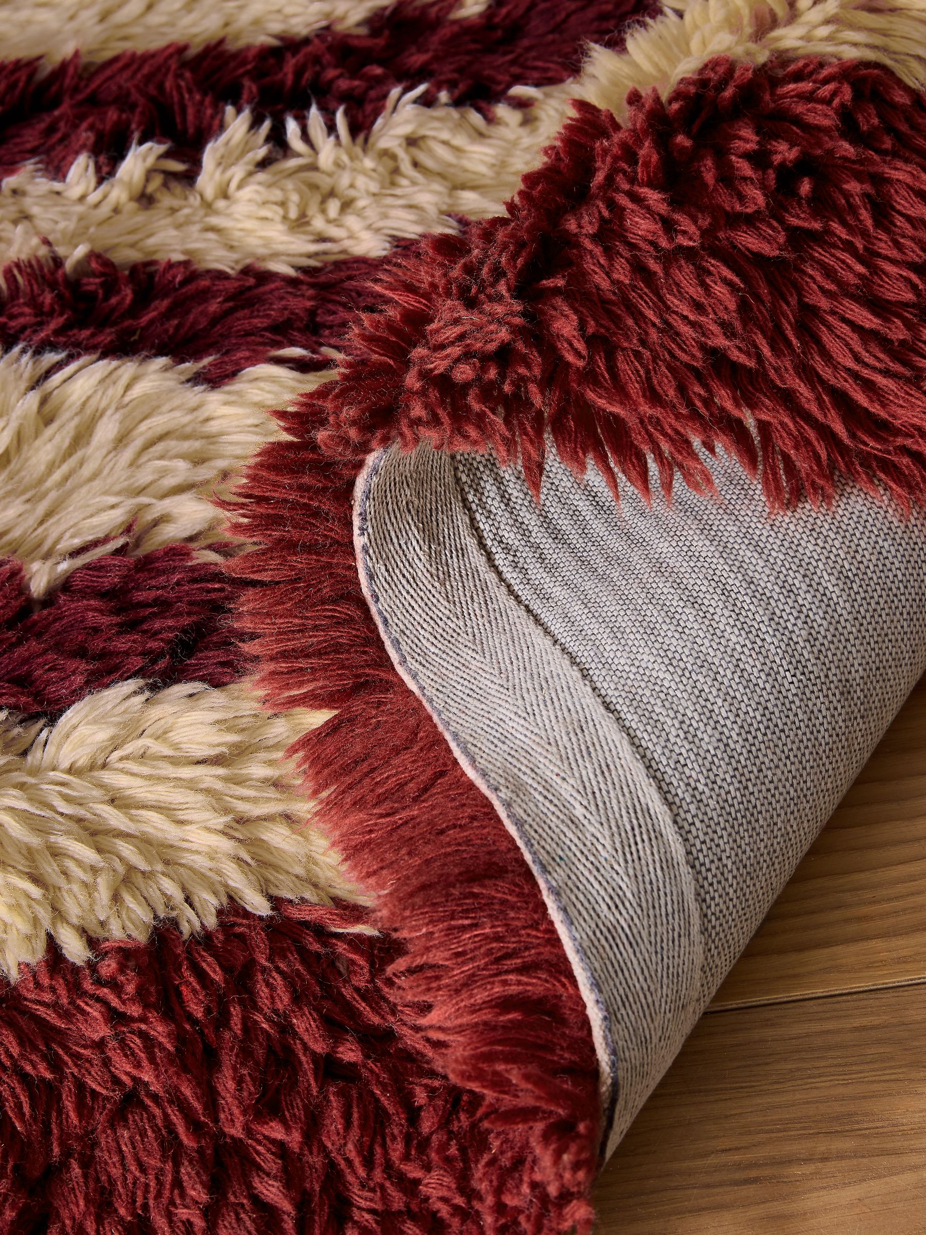 Brute Rug in Burgundy Red - Image 4 of 5