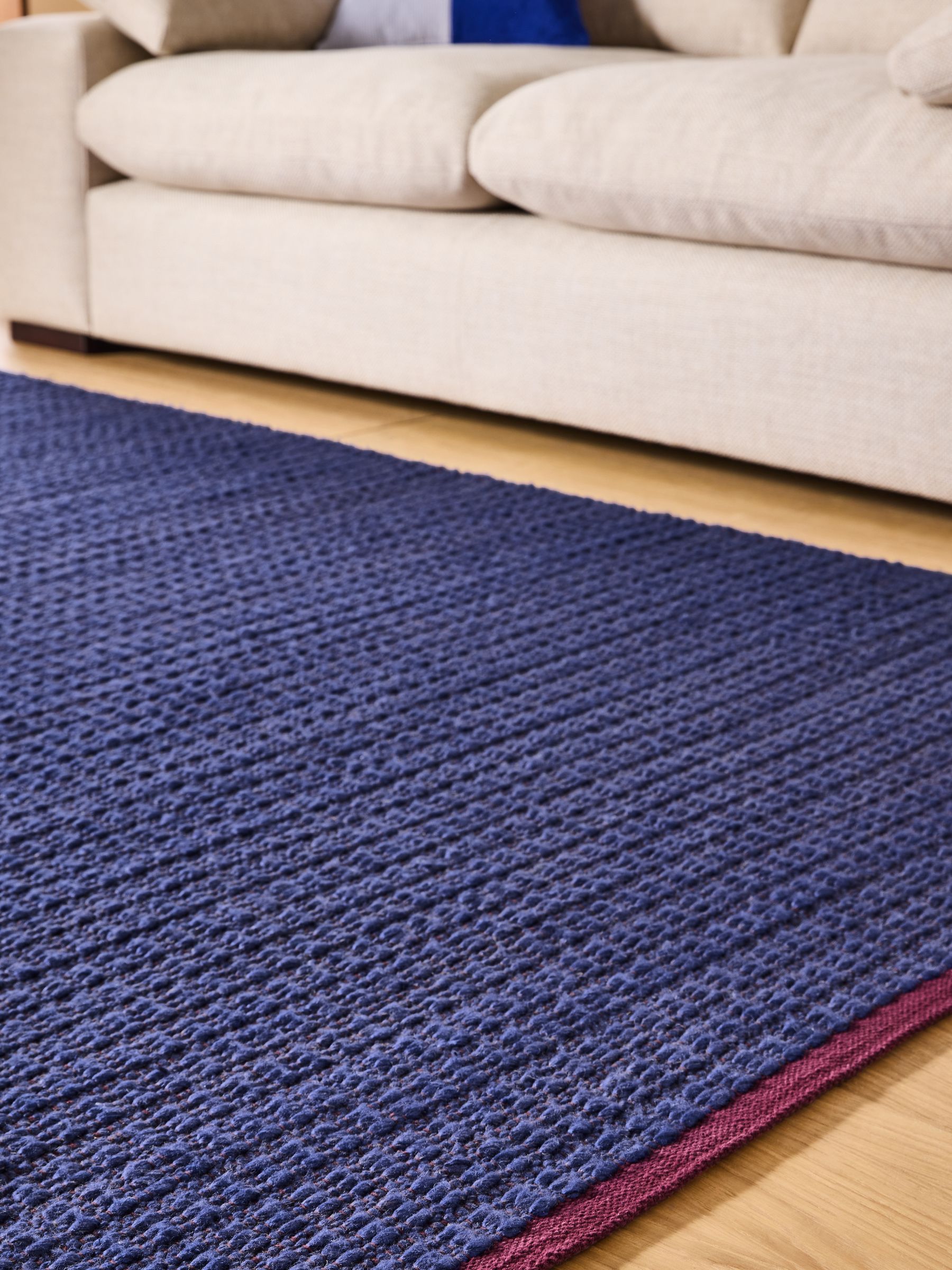 Kai Flatweave Rug in Blue - Image 2 of 4
