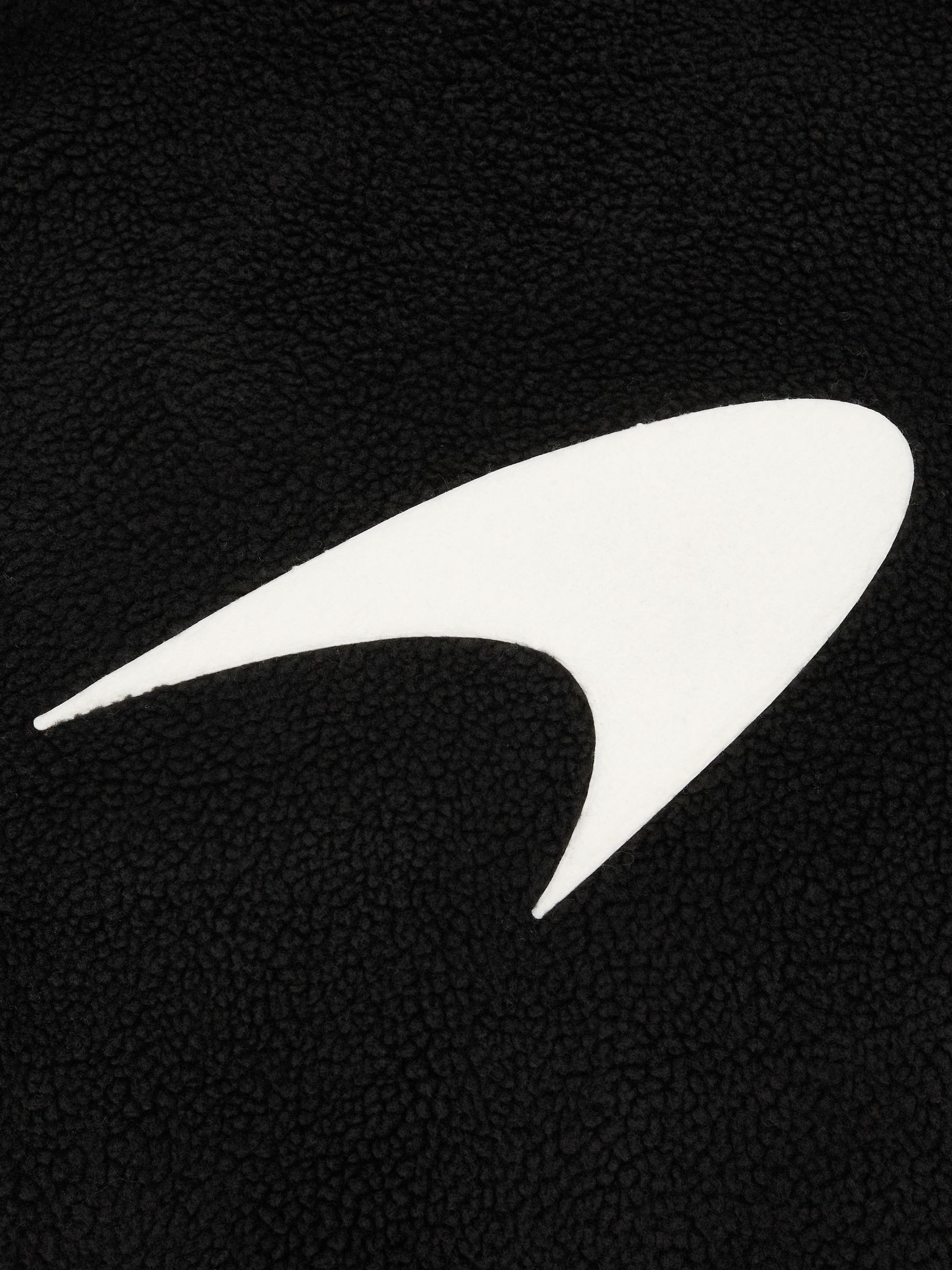 McLaren Black Racing Logo Fleece Jacket Unisex-Fit in Black - Image 9 of 9