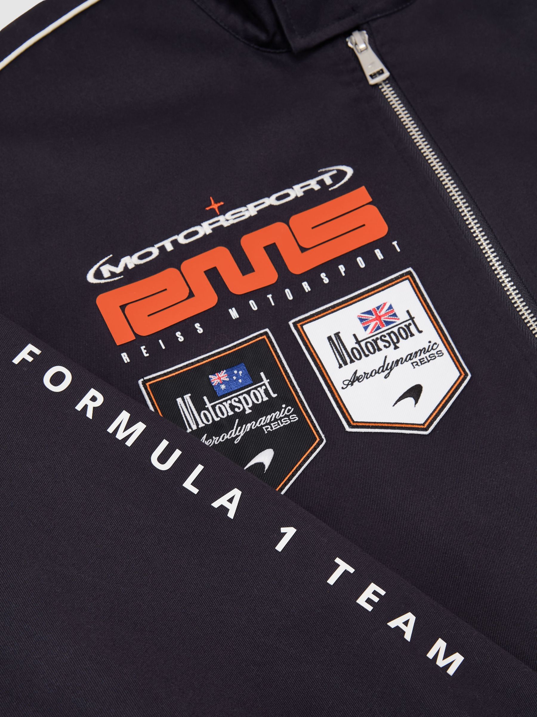 McLaren Navy Racing Logo Jacket Unisex-Fit in Navy - Image 11 of 11