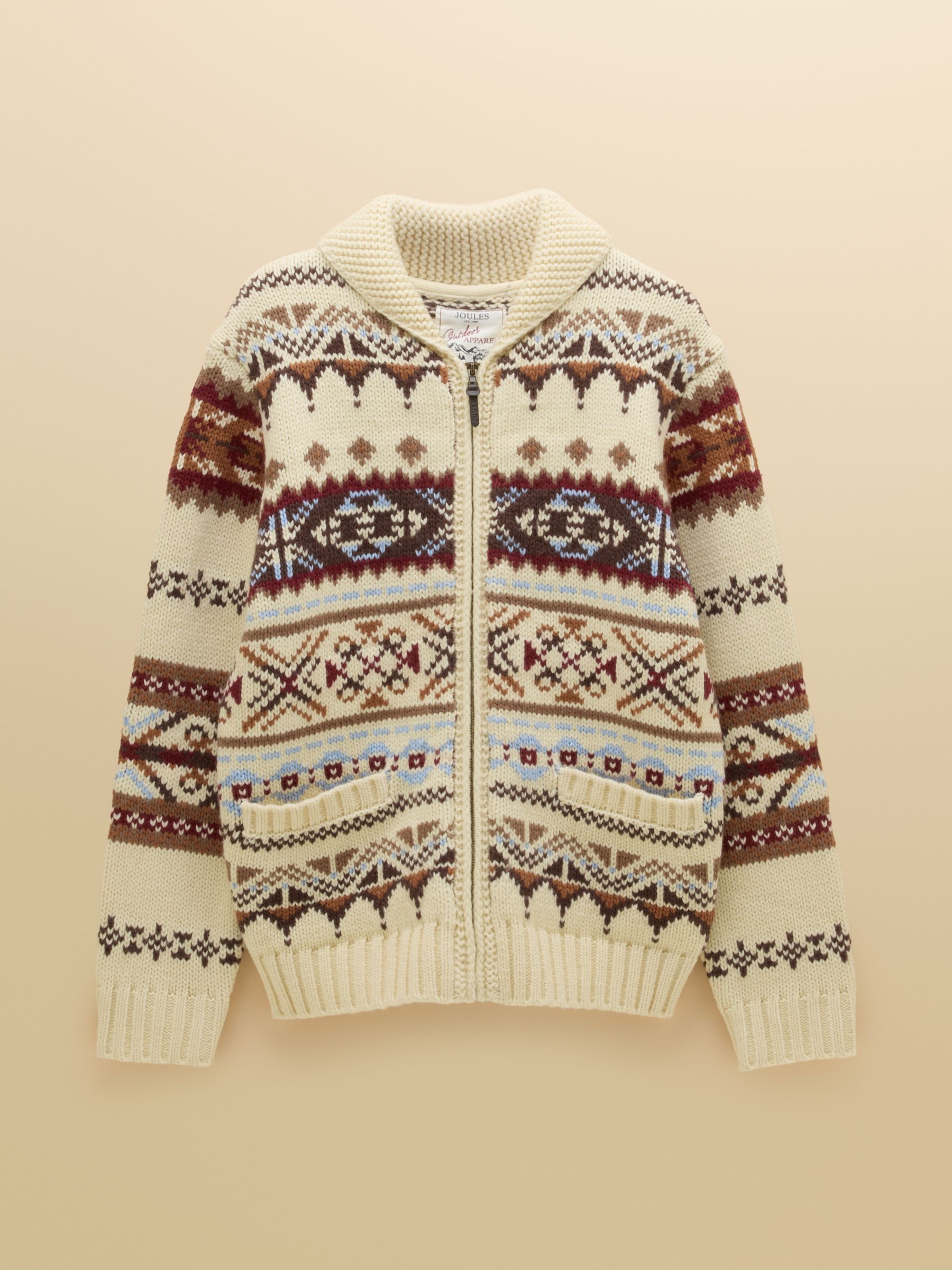 Multi Full Zip Fair Isle Cardigan - Image 10 of 10