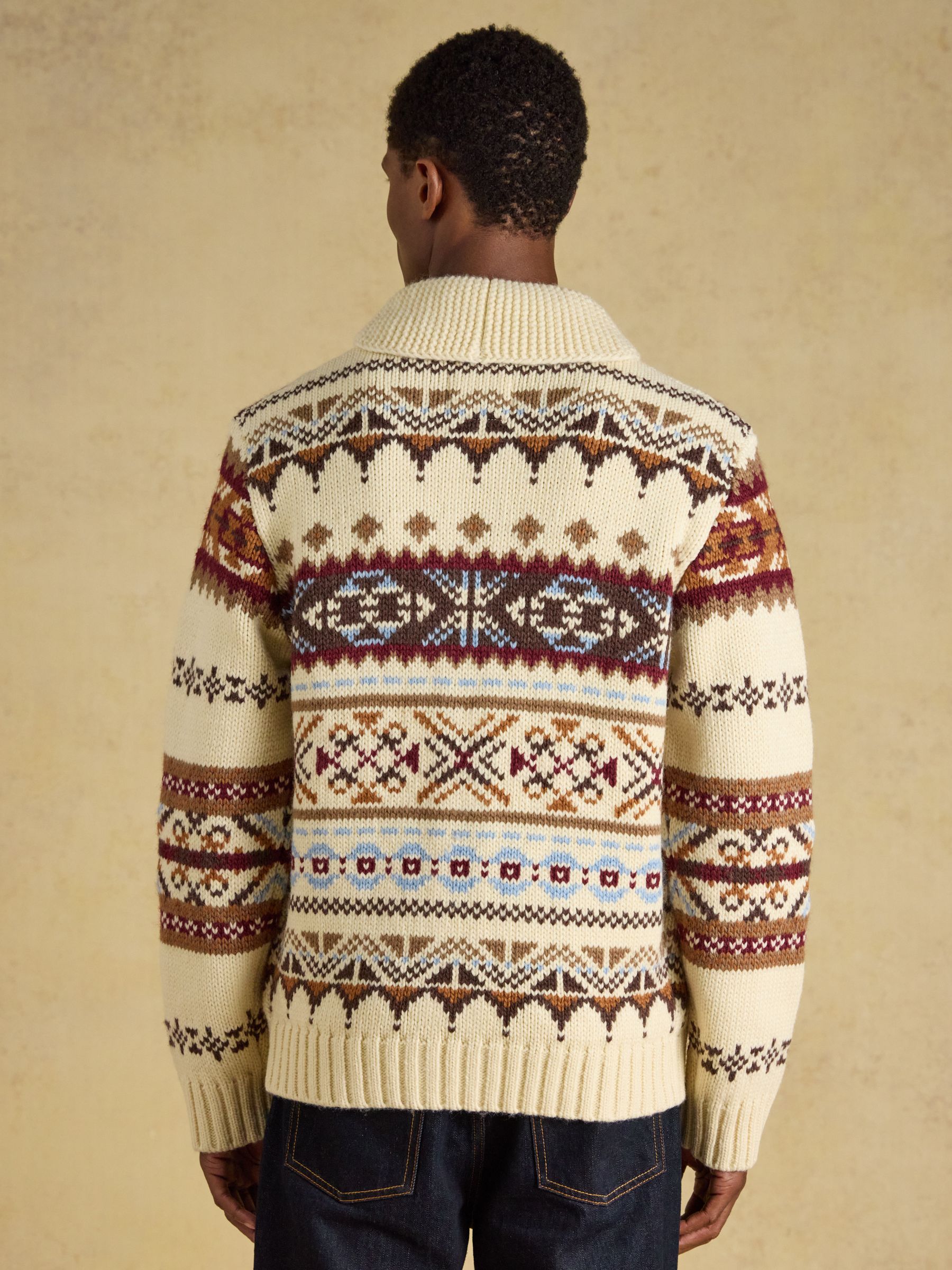 Multi Full Zip Fair Isle Cardigan - Image 3 of 10