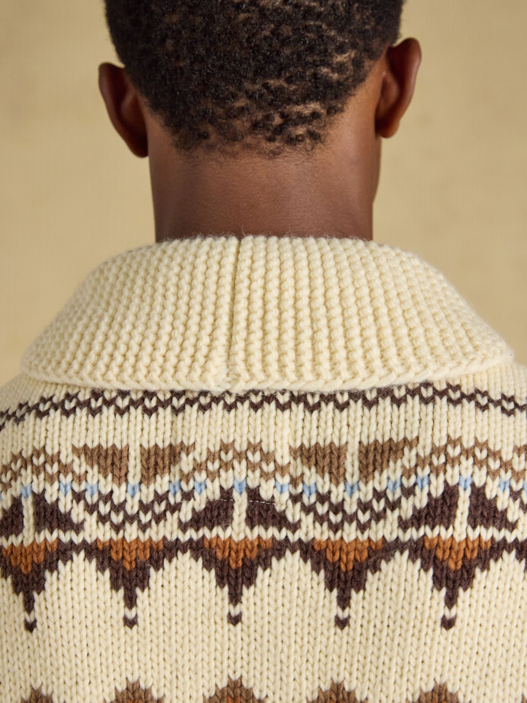 Multi Full Zip Fair Isle Cardigan - Image 5 of 10