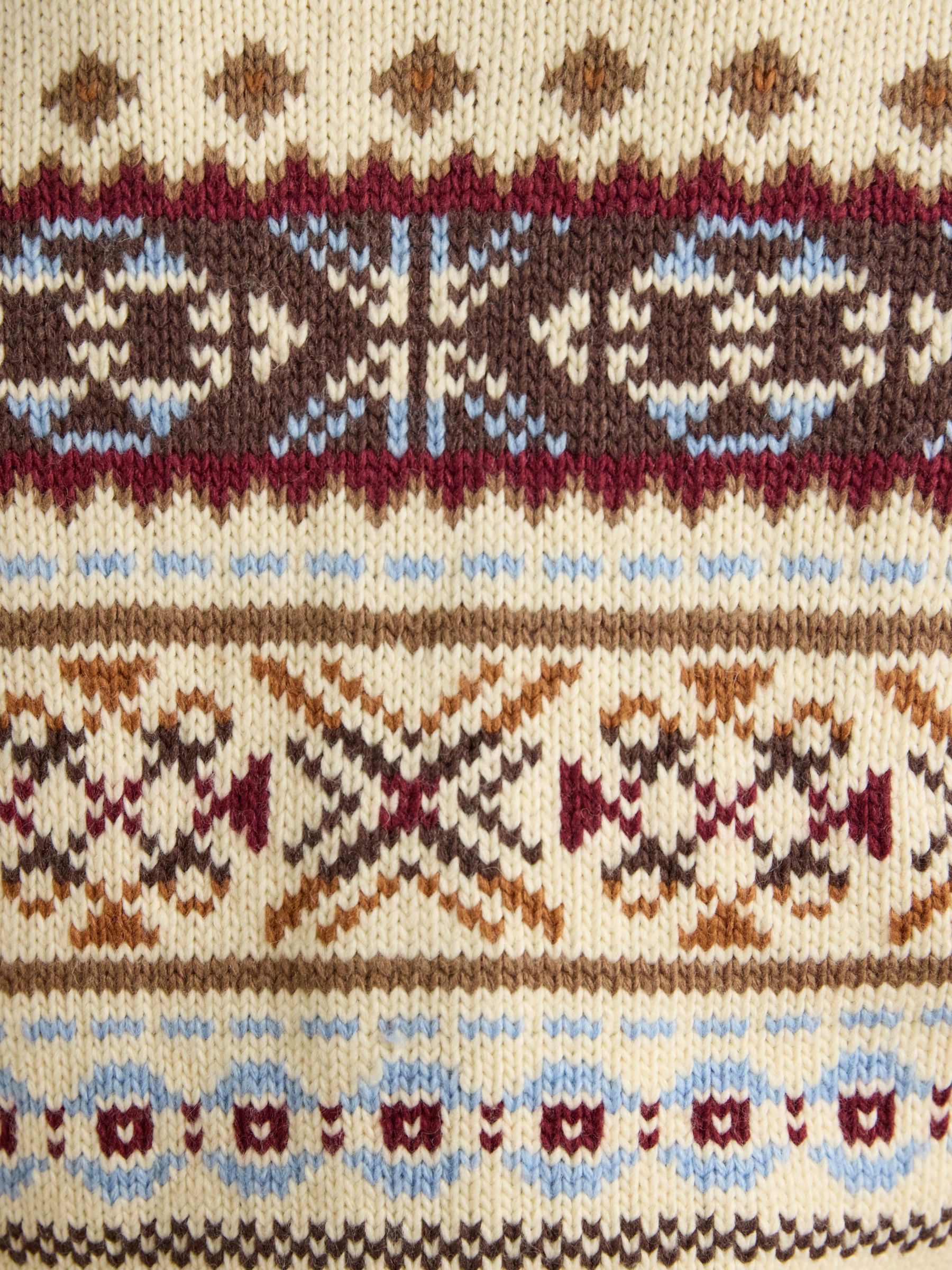 Multi Full Zip Fair Isle Cardigan - Image 7 of 10