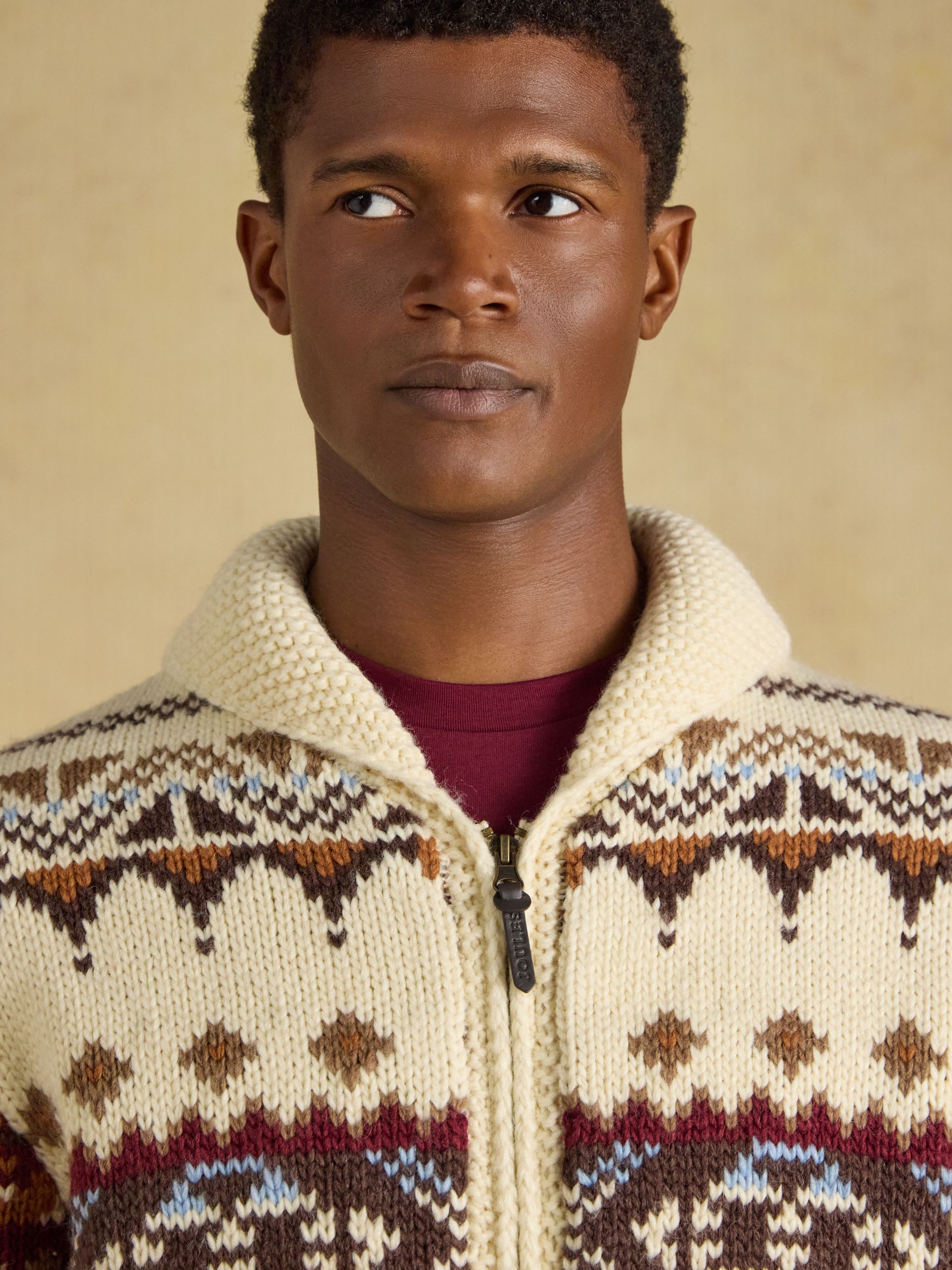 Multi Full Zip Fair Isle Cardigan - Image 9 of 10
