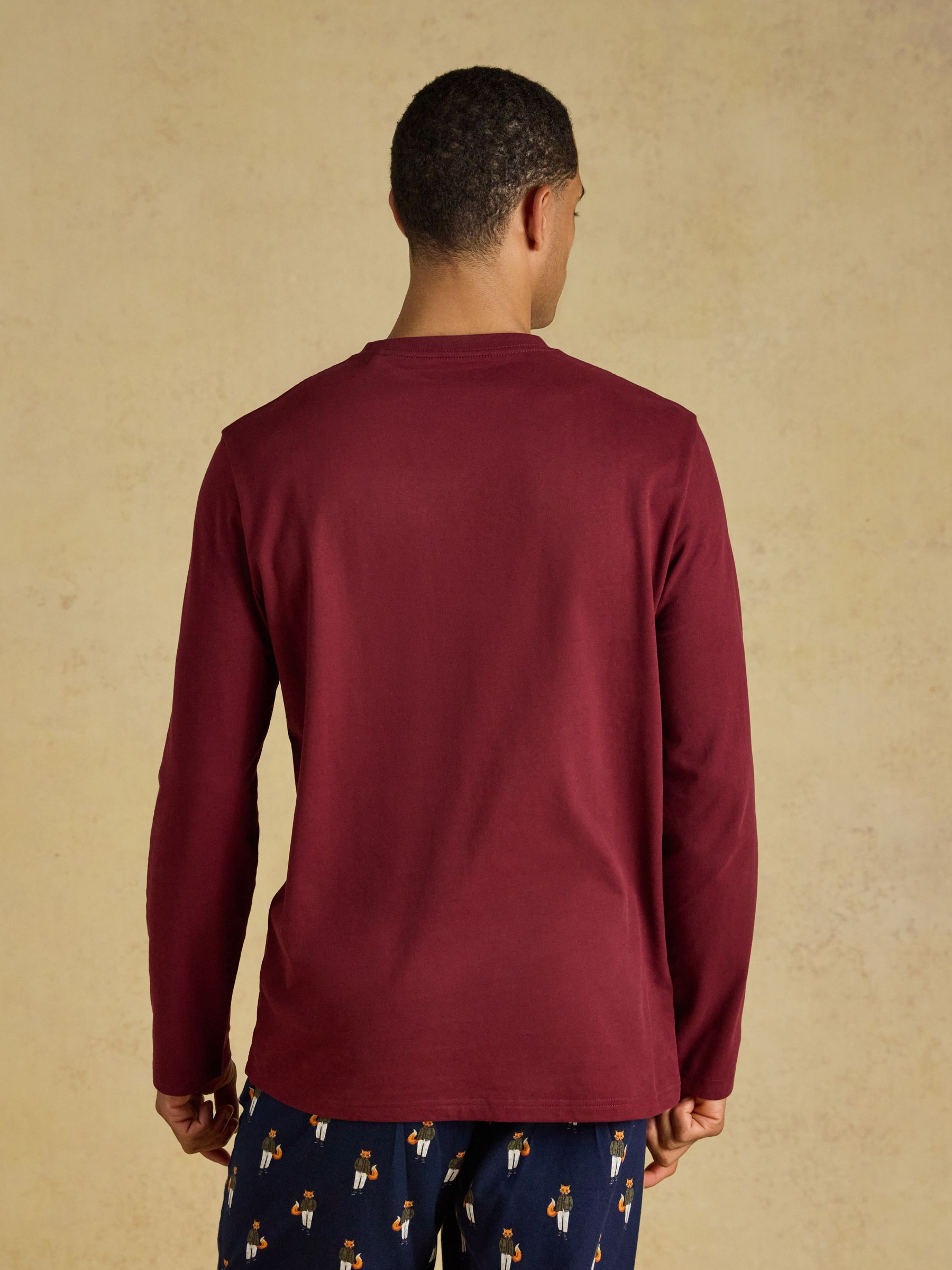 Burgundy Red Lounge Top - Image 2 of 7