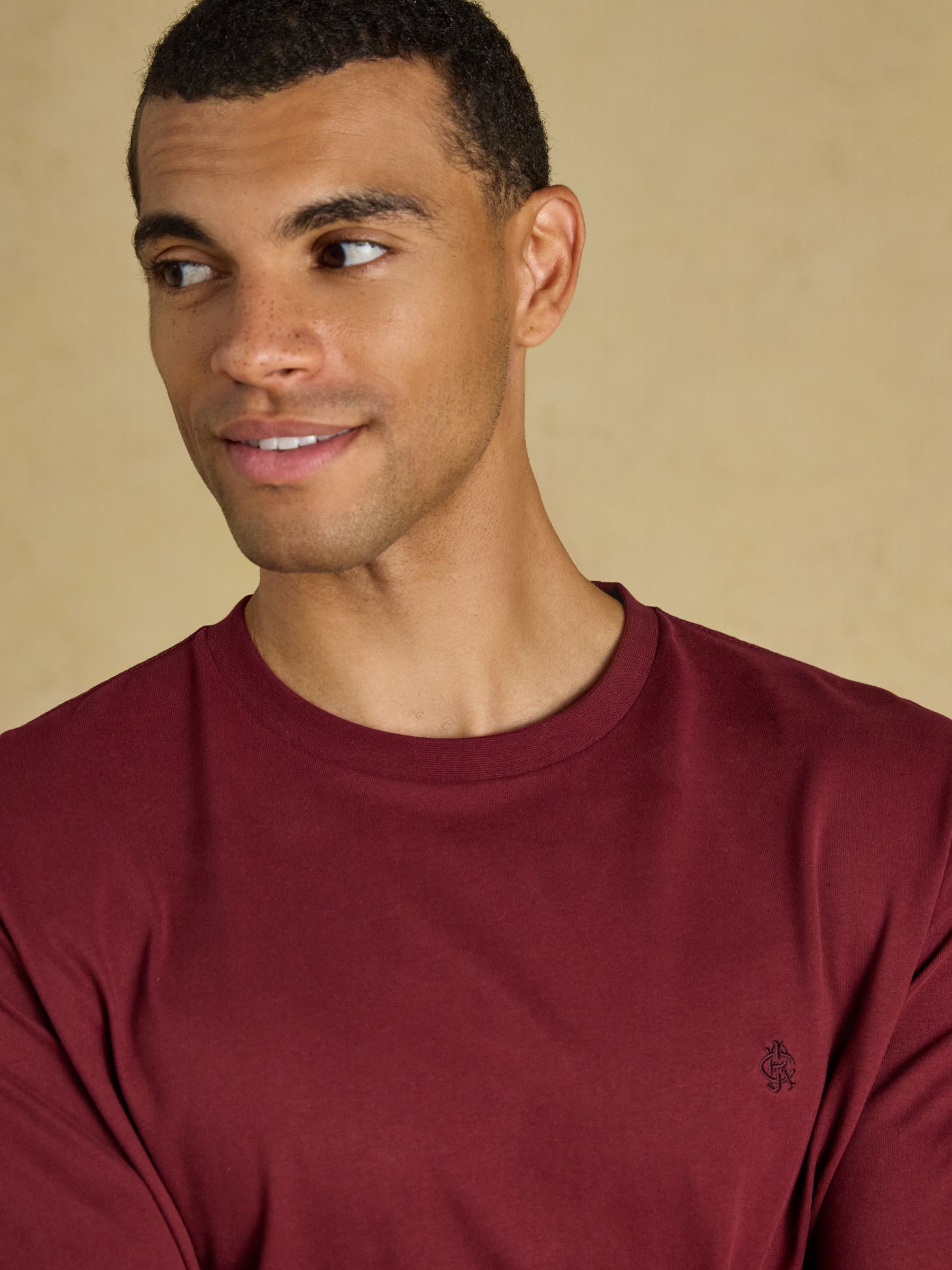 Burgundy Red Lounge Top - Image 6 of 7