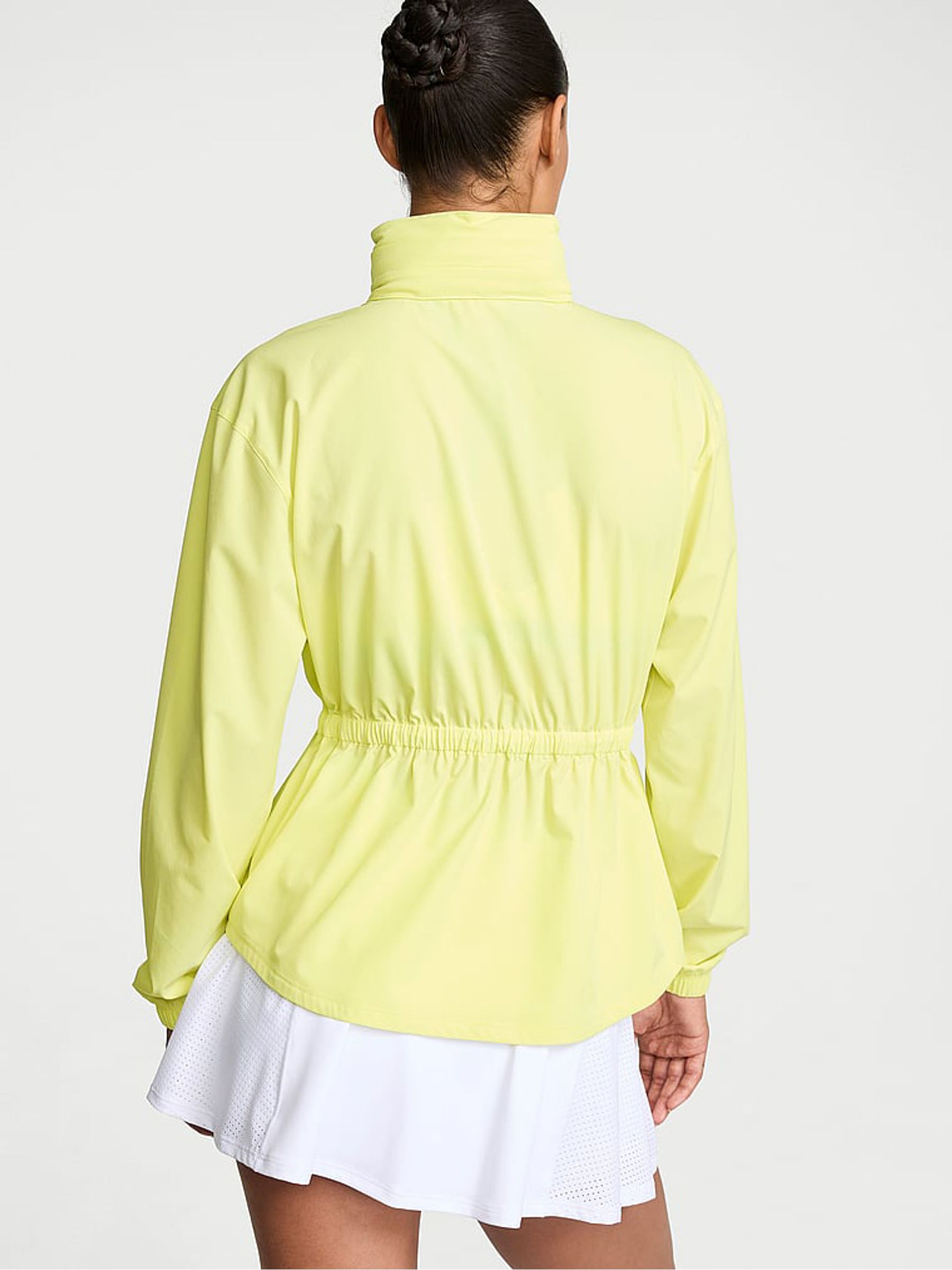 Lime Yellow ActiveFlex Cinched Full Zip Jacket - Image 2 of 2