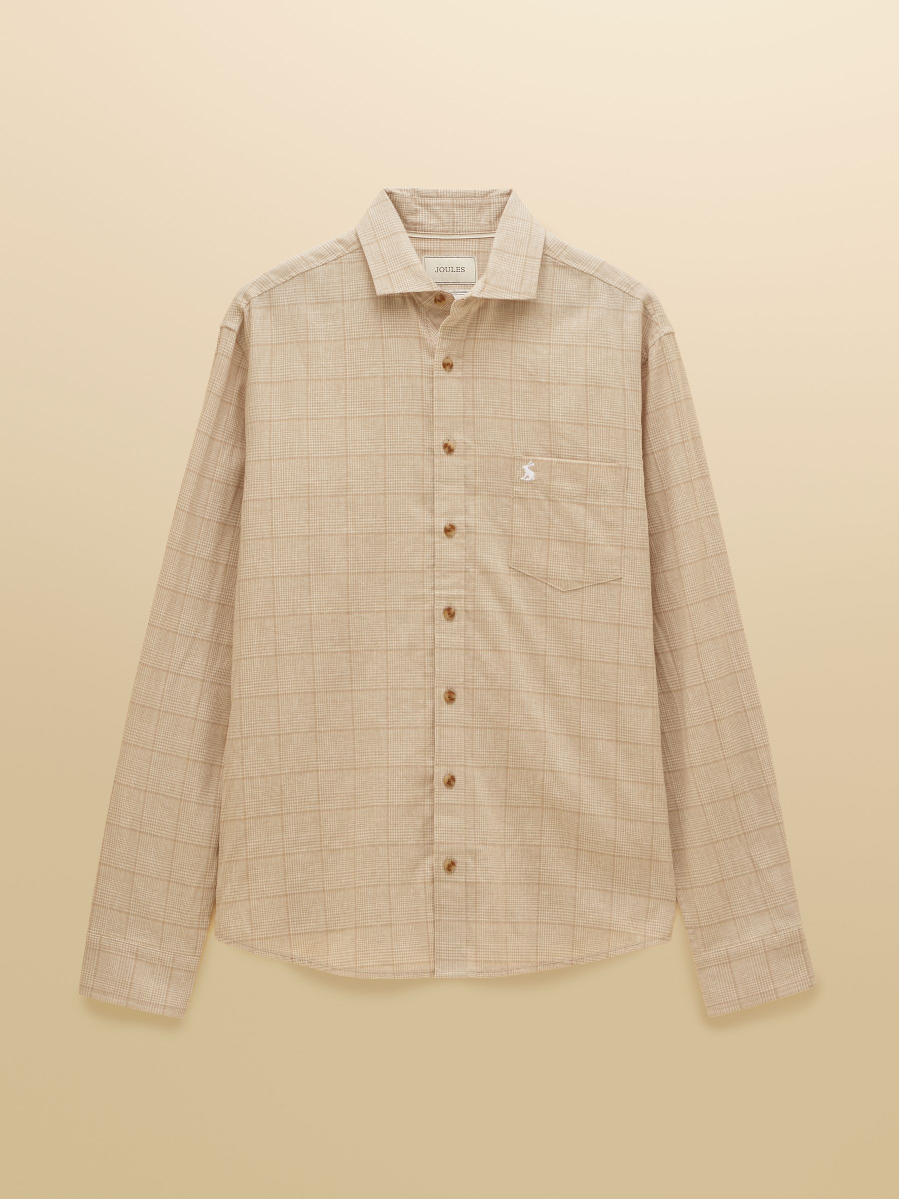 Oatmeal Linen Blend Long Sleeve Shirt - Image 7 of 7