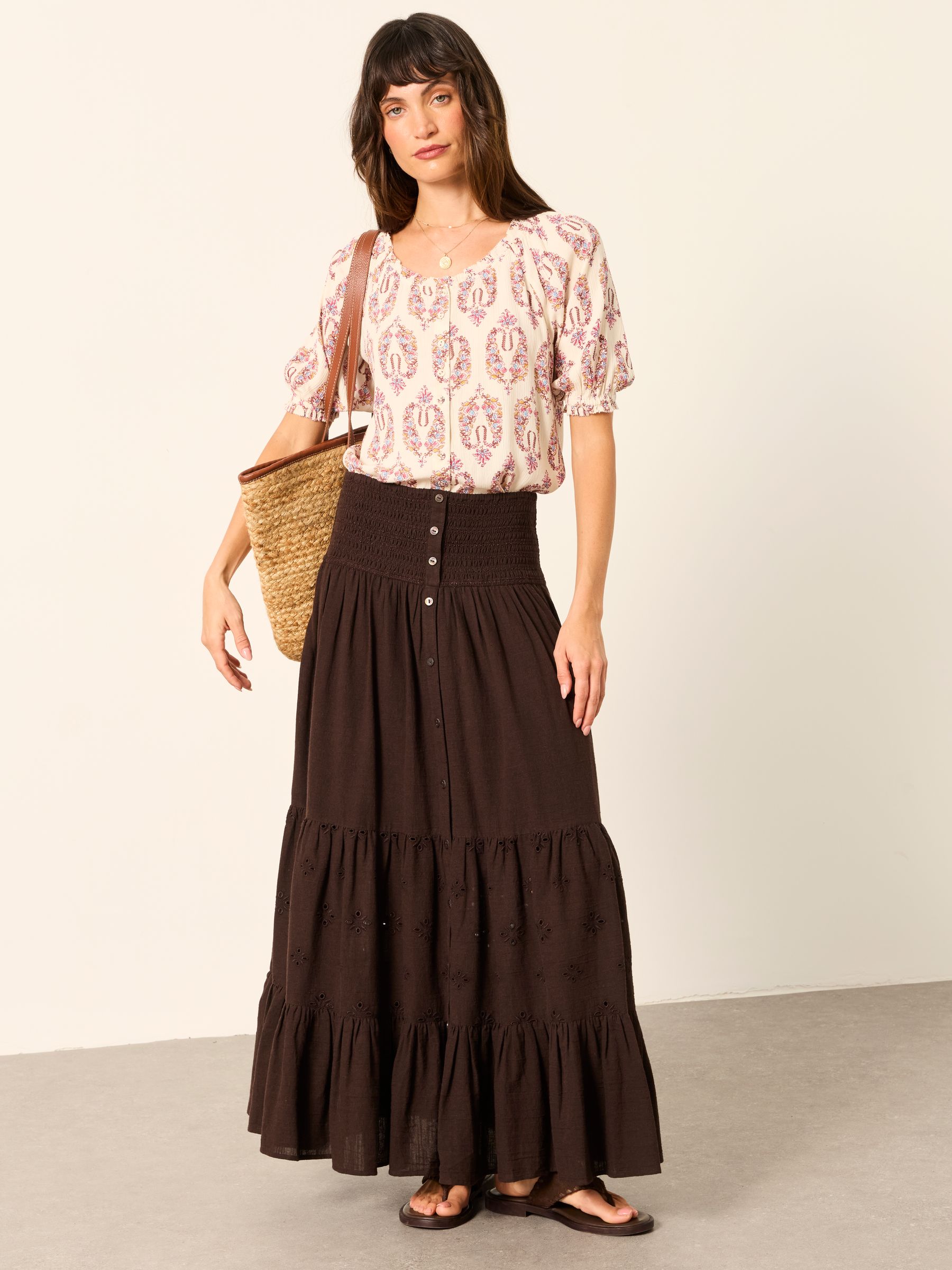 Kai Ivory Paisley Regular Kai Blouse - Image 3 of 6
