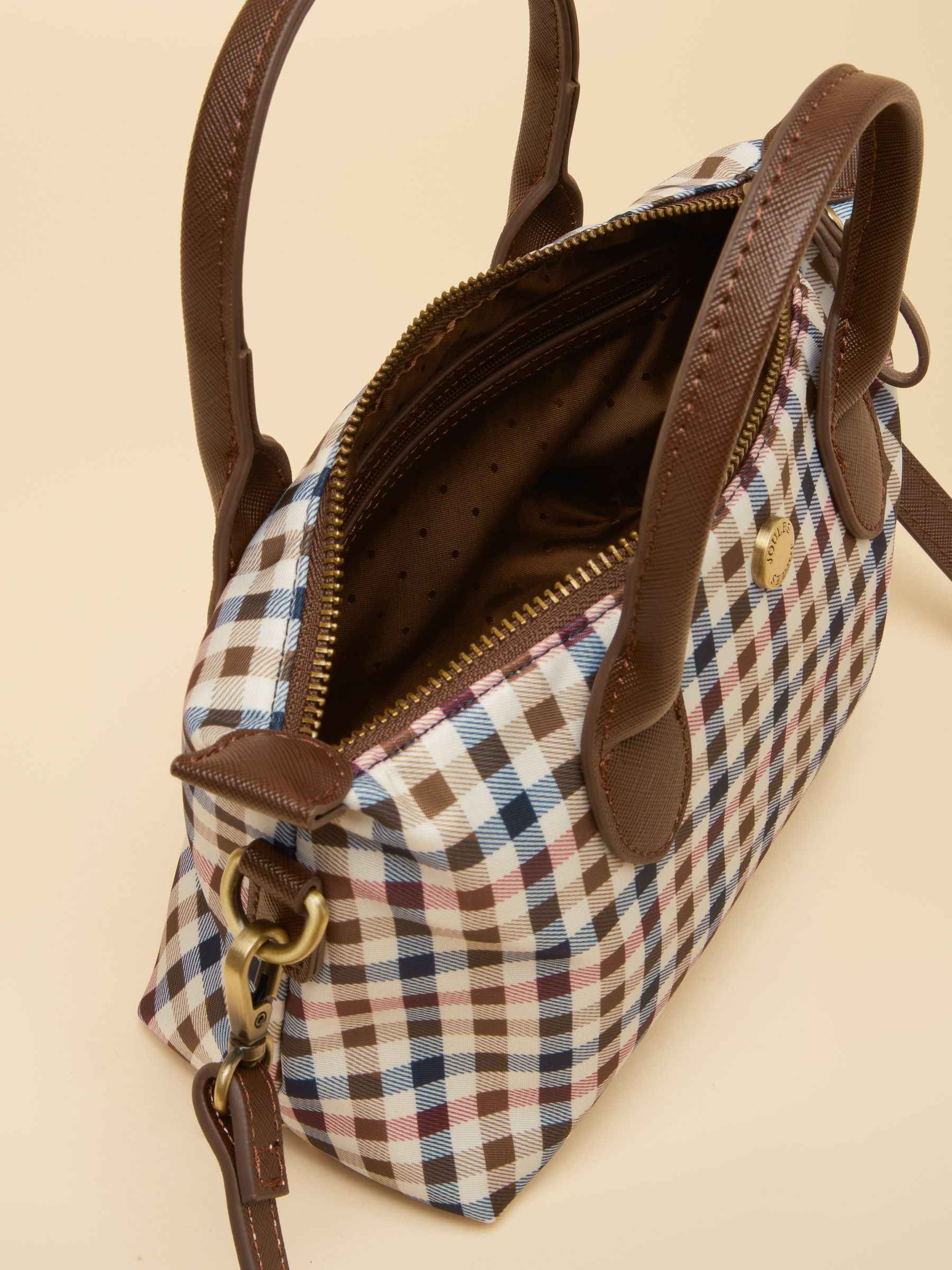 Edie Gingham Crossbody Handbag - Image 8 of 8