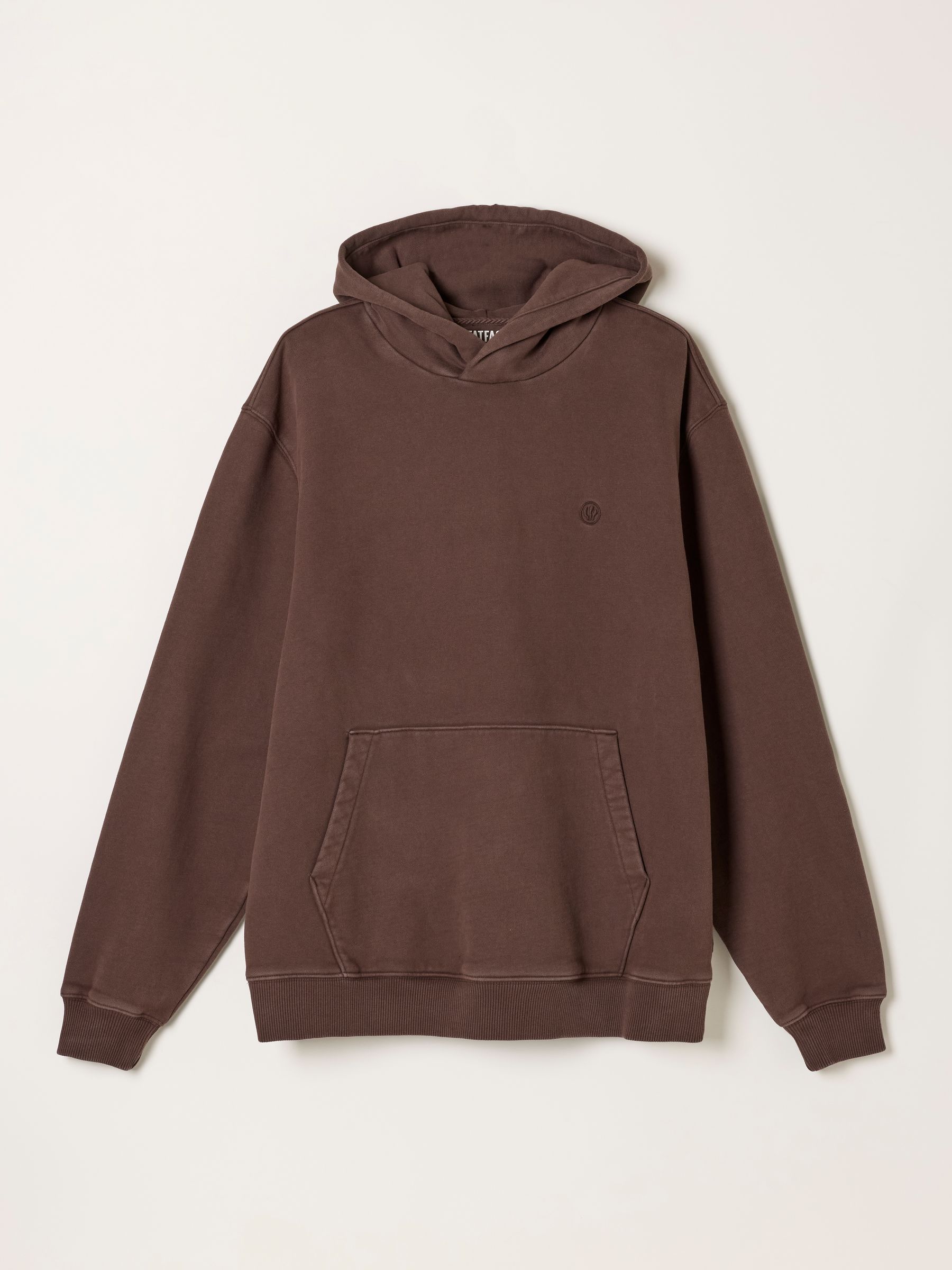 Hayle Chocolate Brown Overhead Hoodie - Image 6 of 6