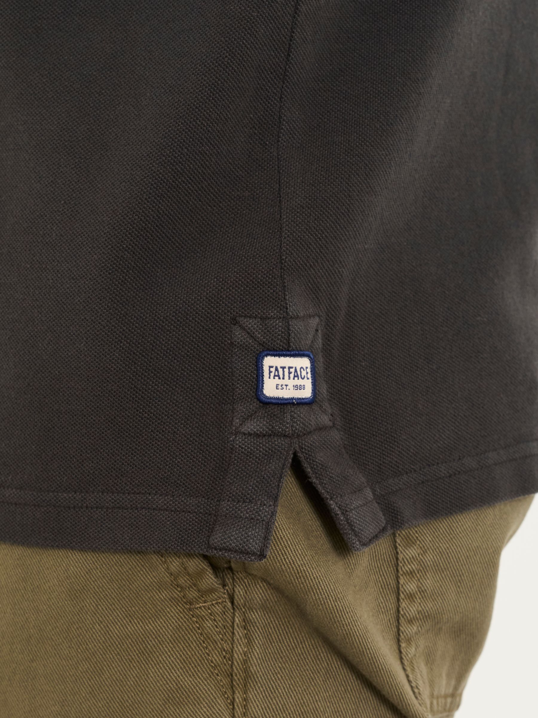 Black Short Sleeve Pique Polo Shirt - Image 4 of 6