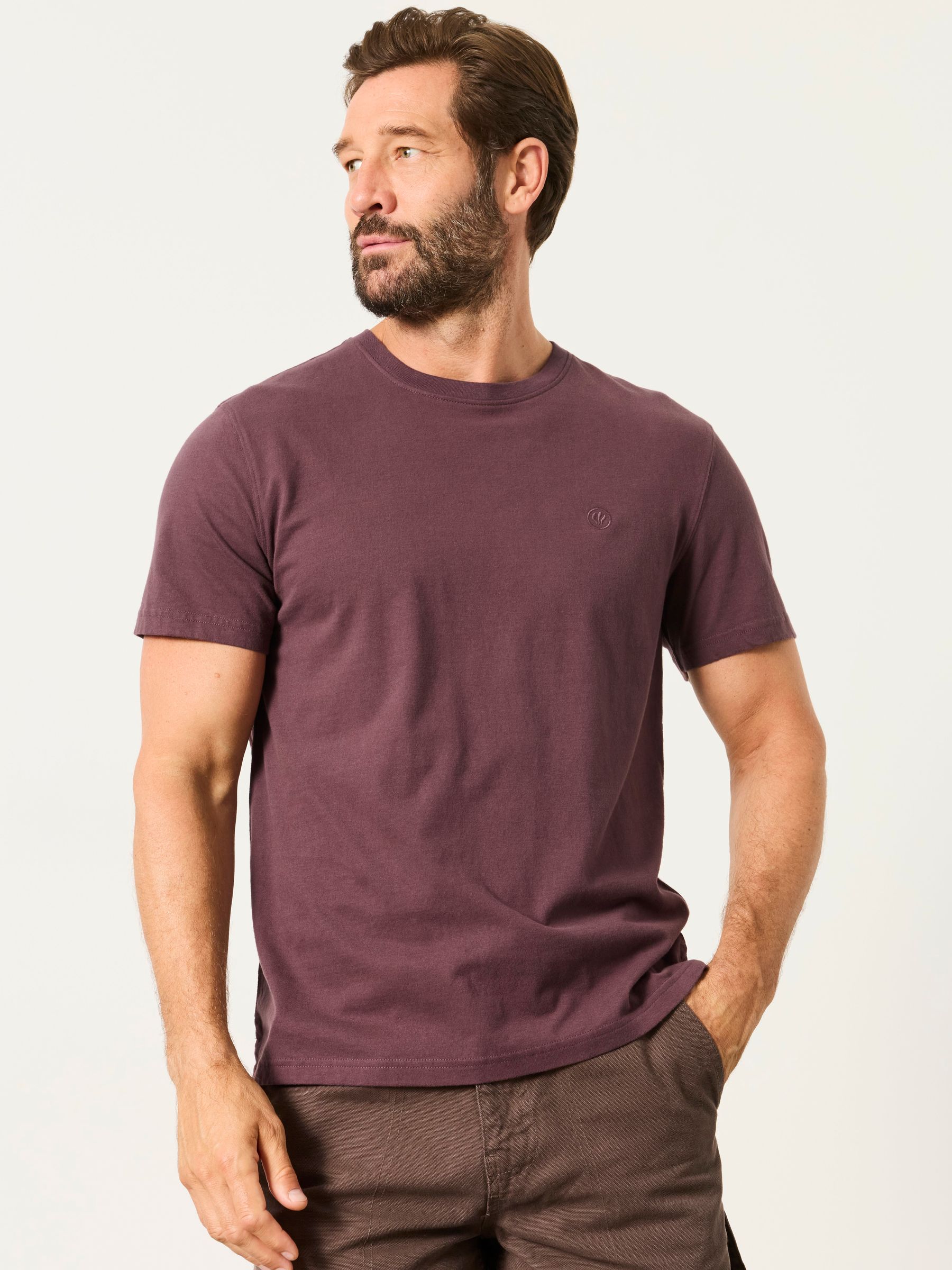 Lulworth Dusky Purple T-Shirt - Image 1 of 6 Lulworth Dusky Purple T-Shirt - Image 1 of 6