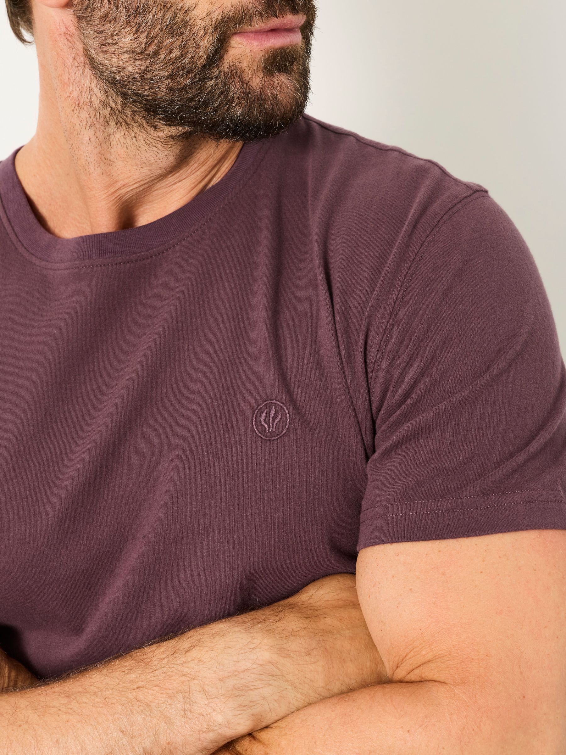 Lulworth Dusky Purple T-Shirt - Image 3 of 6