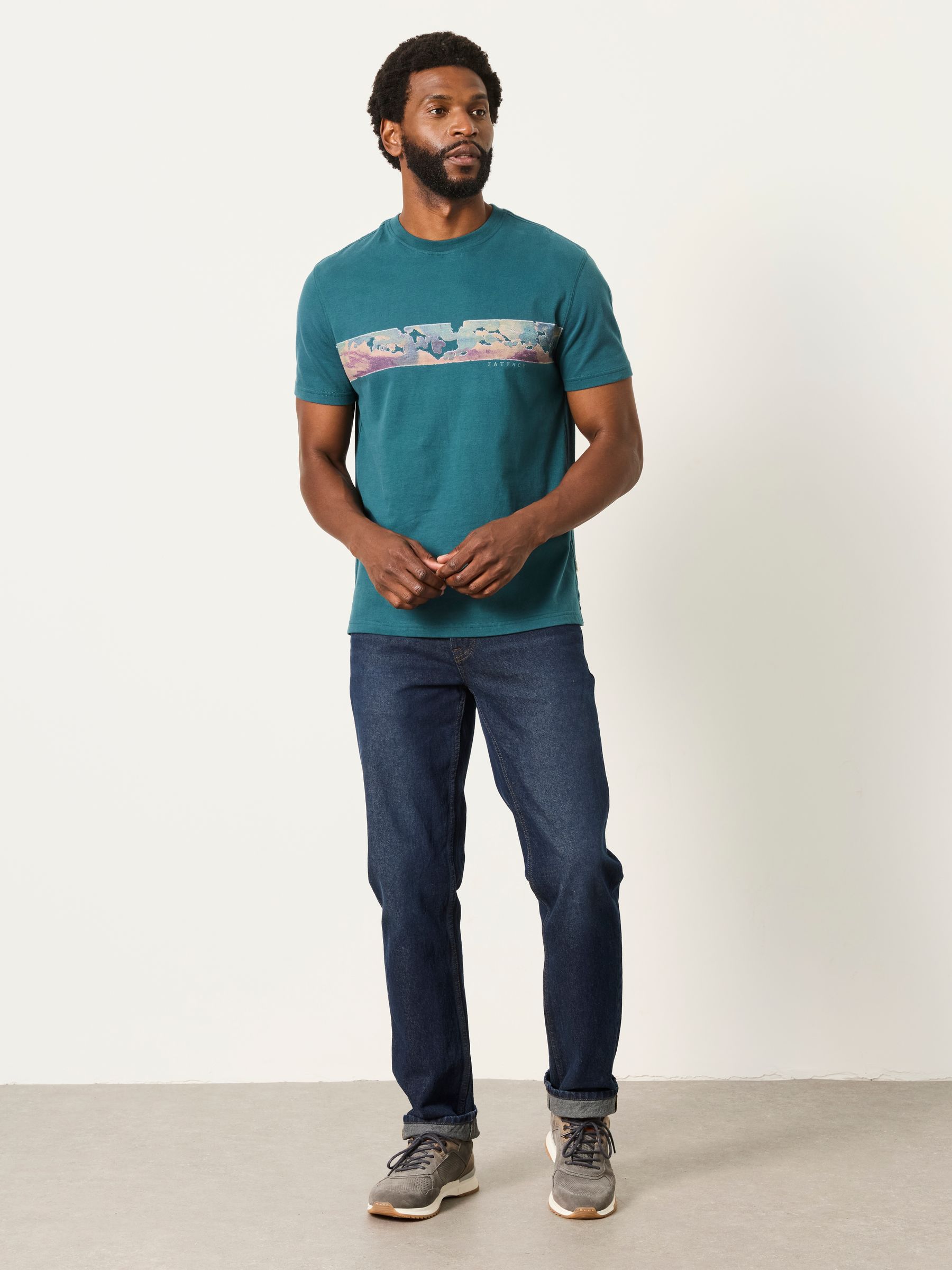 Dark Teal Highland Graphic T-Shirt - Image 3 of 7