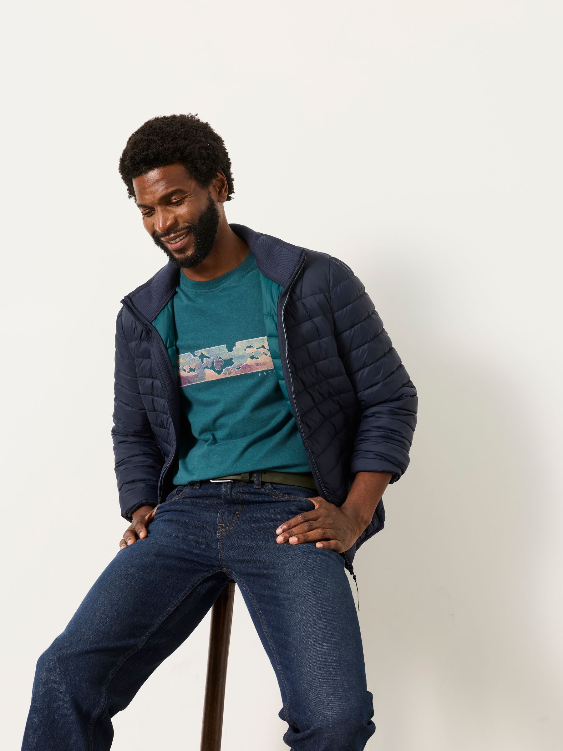 Dark Teal Highland Graphic T-Shirt - Image 6 of 7