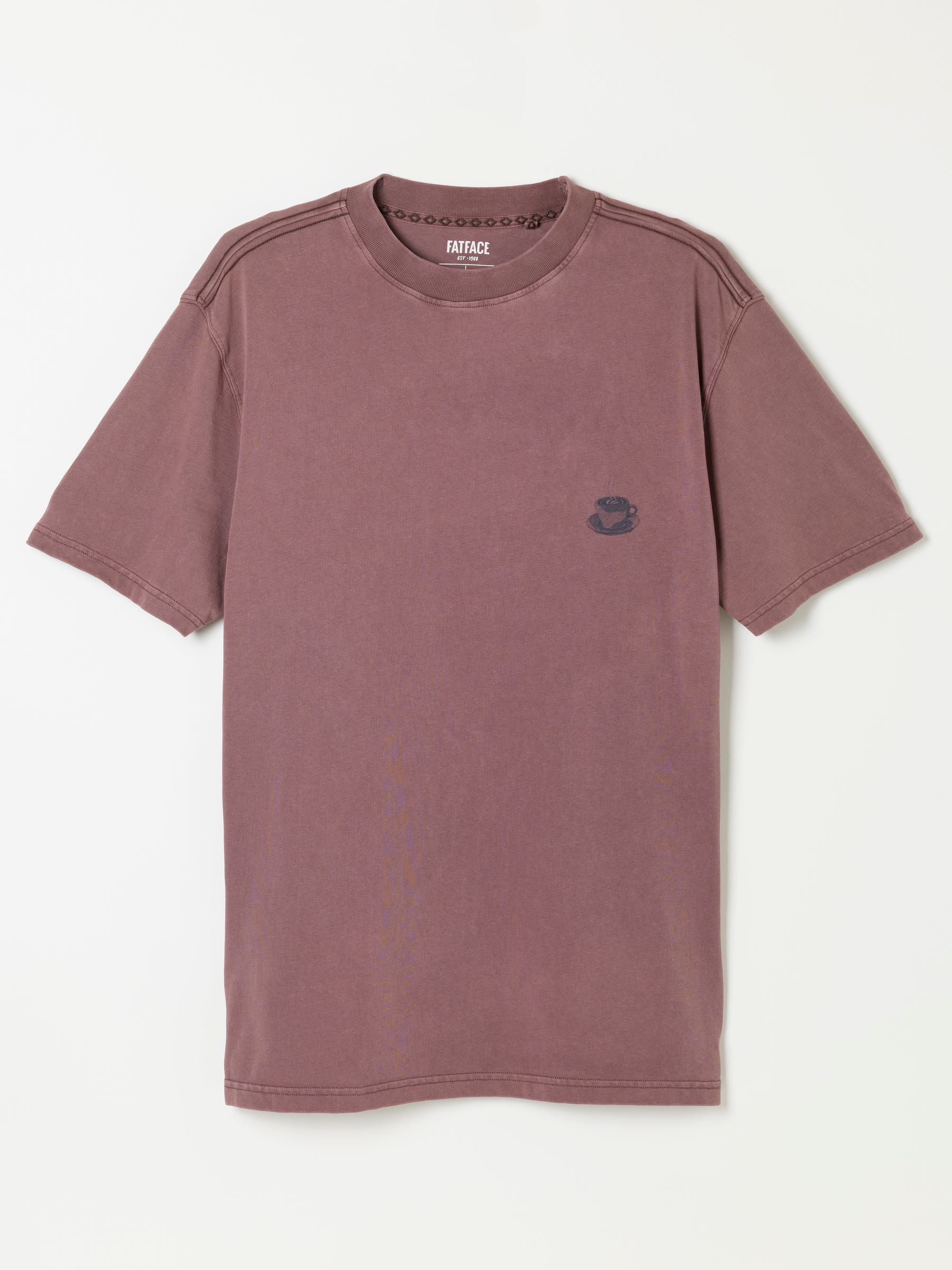 Dusky Purple Coffee Shop Graphic T-Shirt - Image 5 of 7