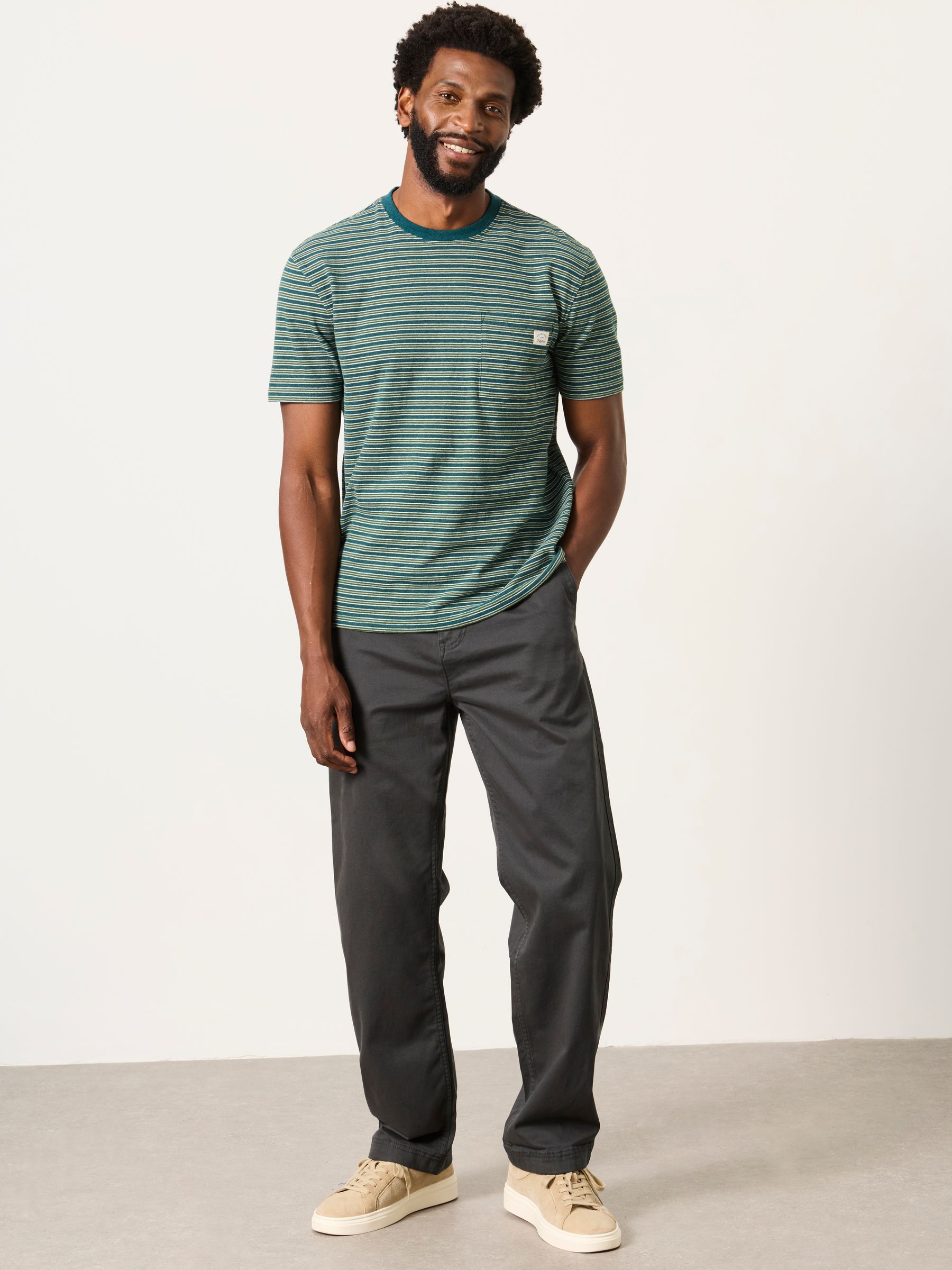 Green Small Stripe T-Shirt - Image 4 of 6