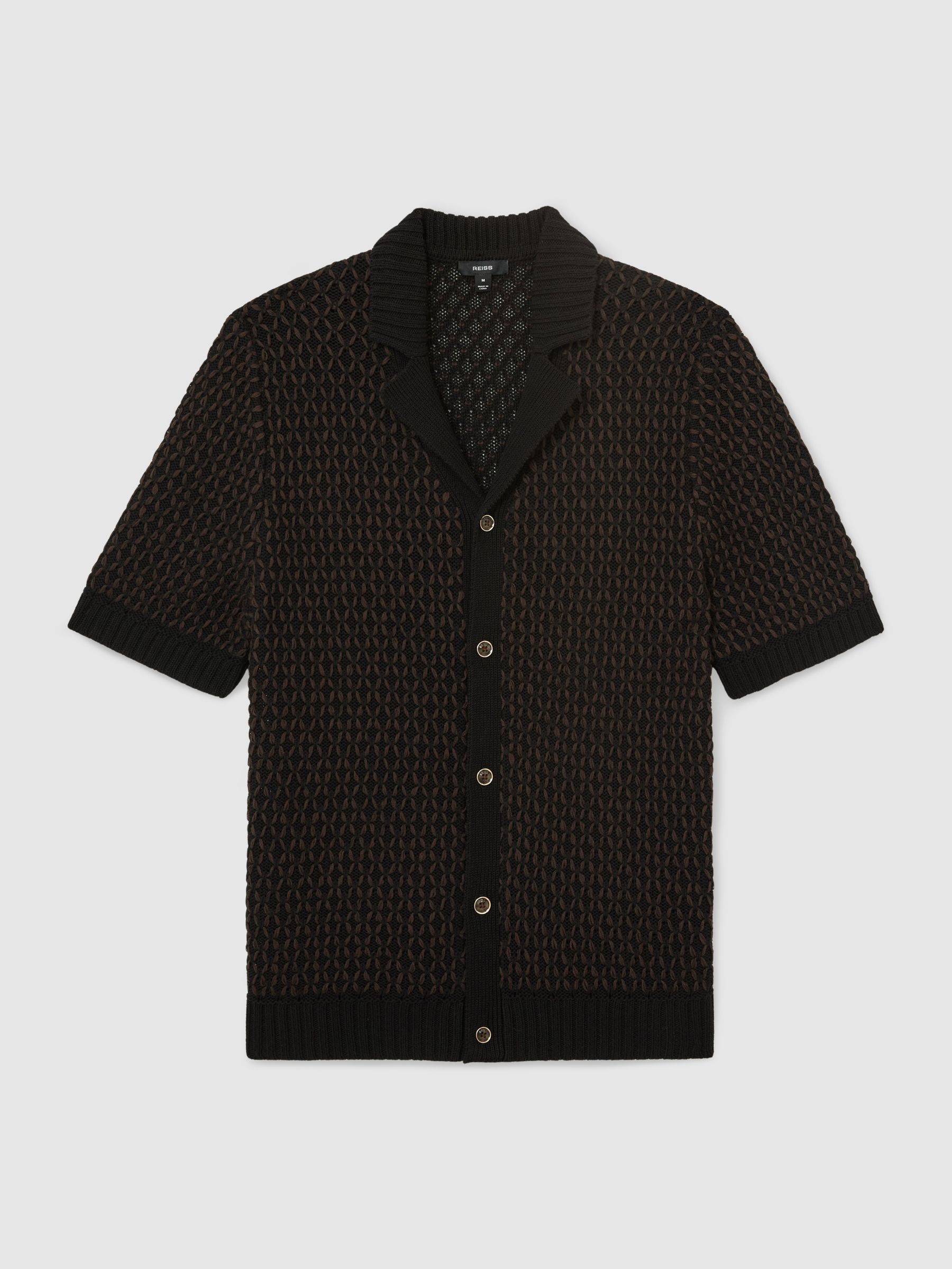 Shirt in Black/Chocolate Brown - Image 2 of 7