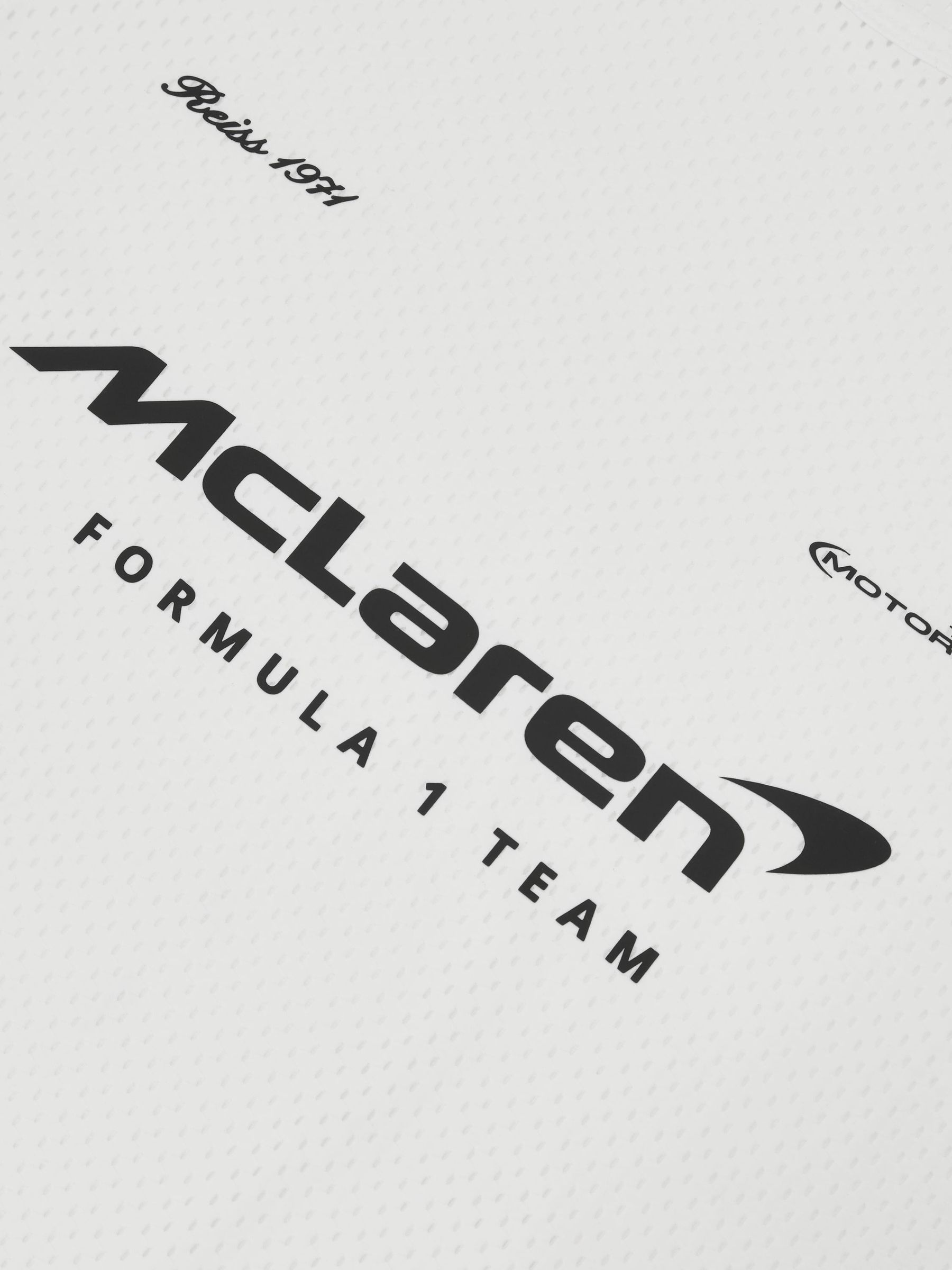 McLaren Racing Logo-Print Mesh Vest in White - Image 8 of 8