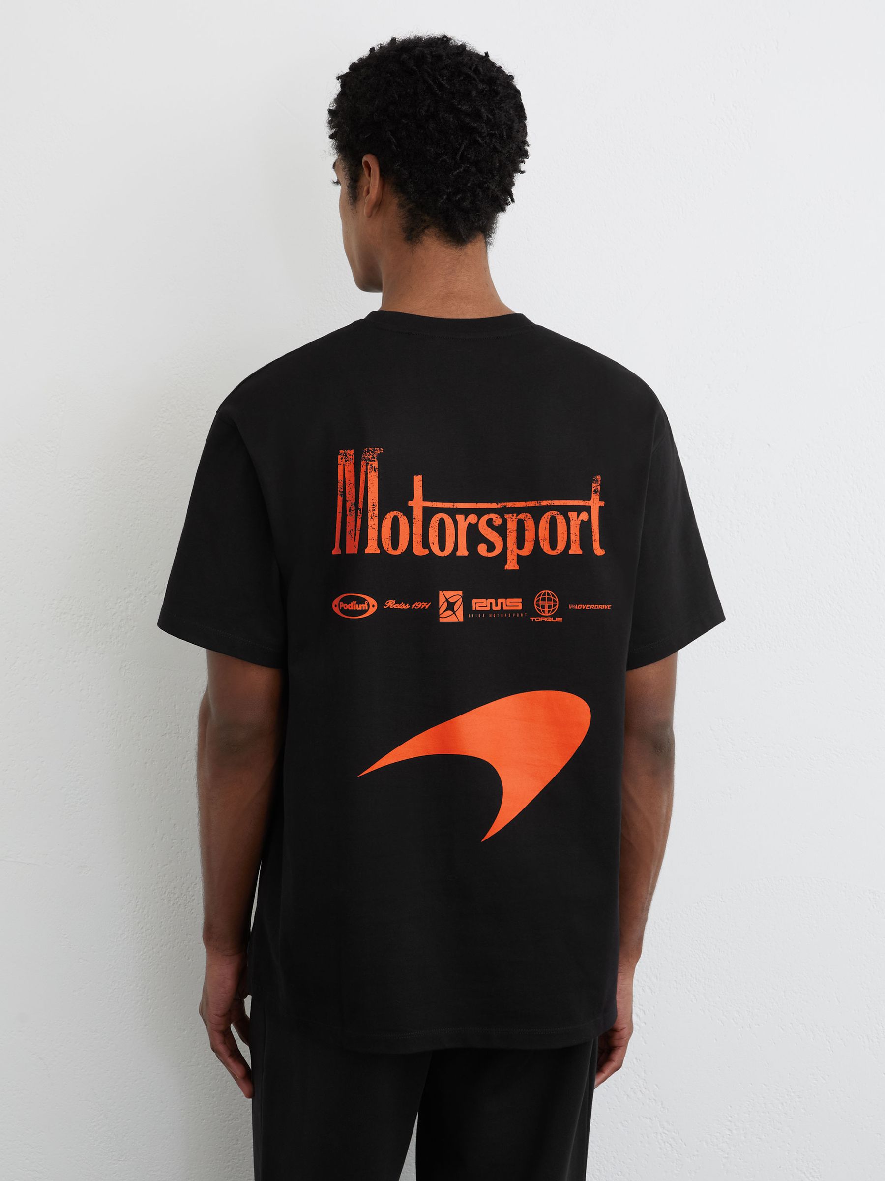 McLaren Racing Motorsport Relaxed T-Shirt Unisex-Fit in Black - image 4