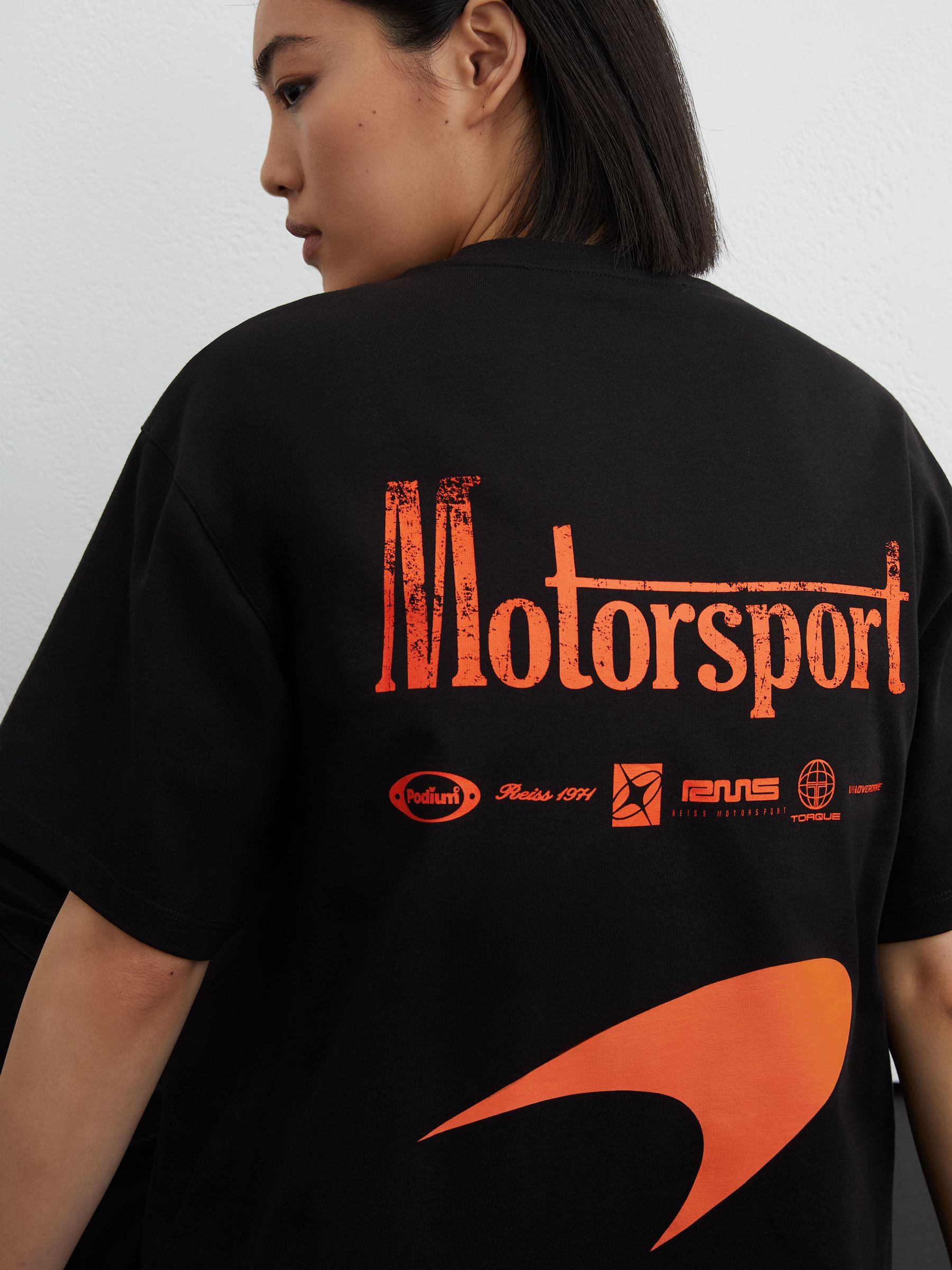 McLaren Racing Motorsport Relaxed T-Shirt in Black - Image 4 of 9