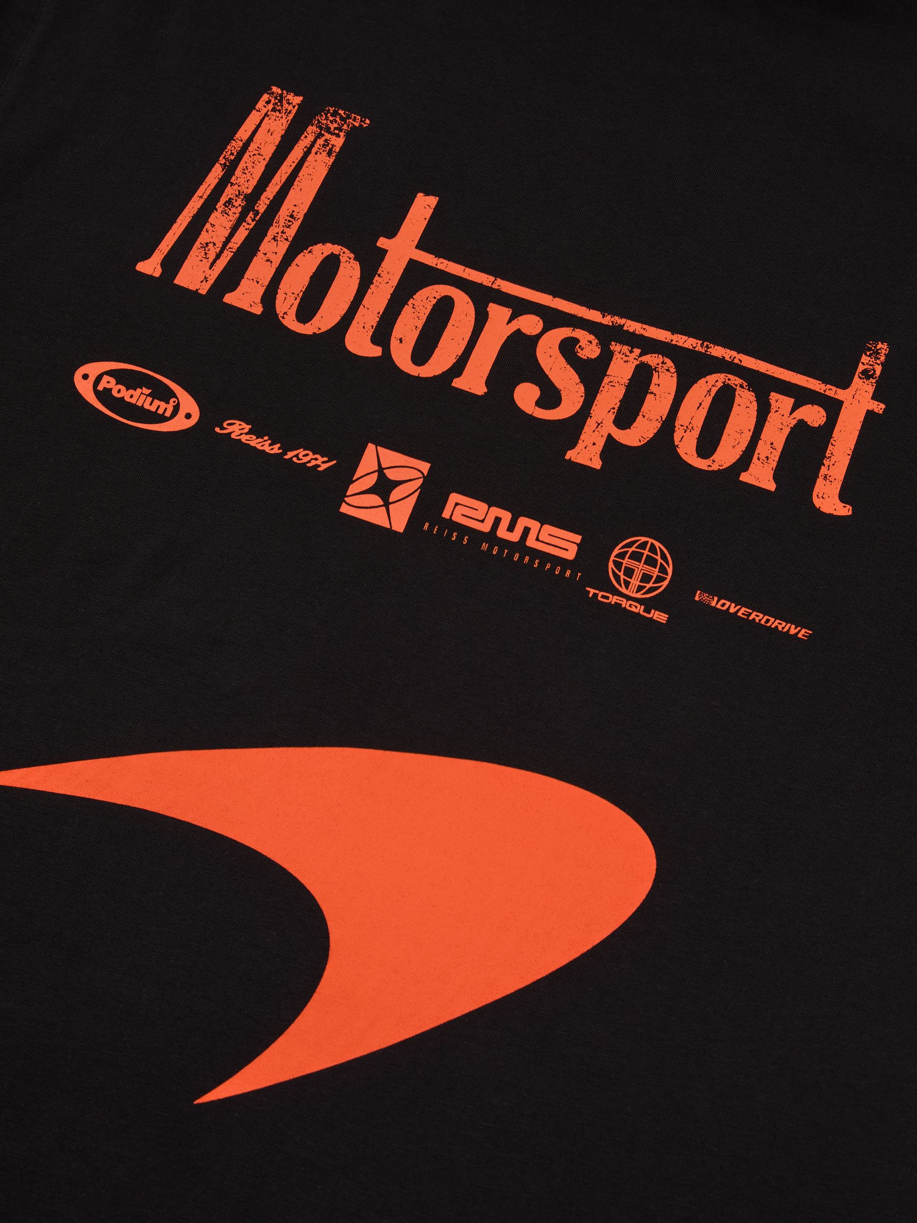 McLaren Racing Motorsport Relaxed T-Shirt in Black - Image 8 of 9