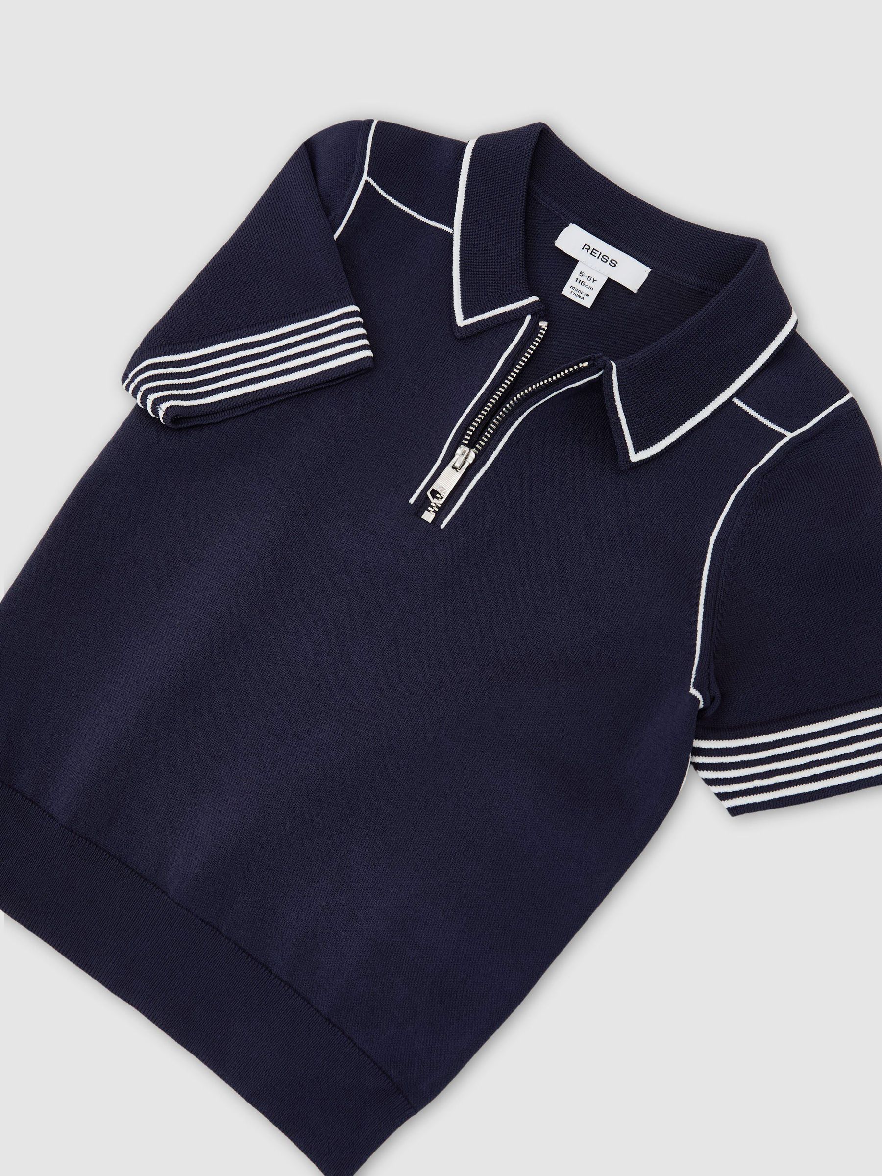 Polo Shirt in Navy - Image 3 of 3
