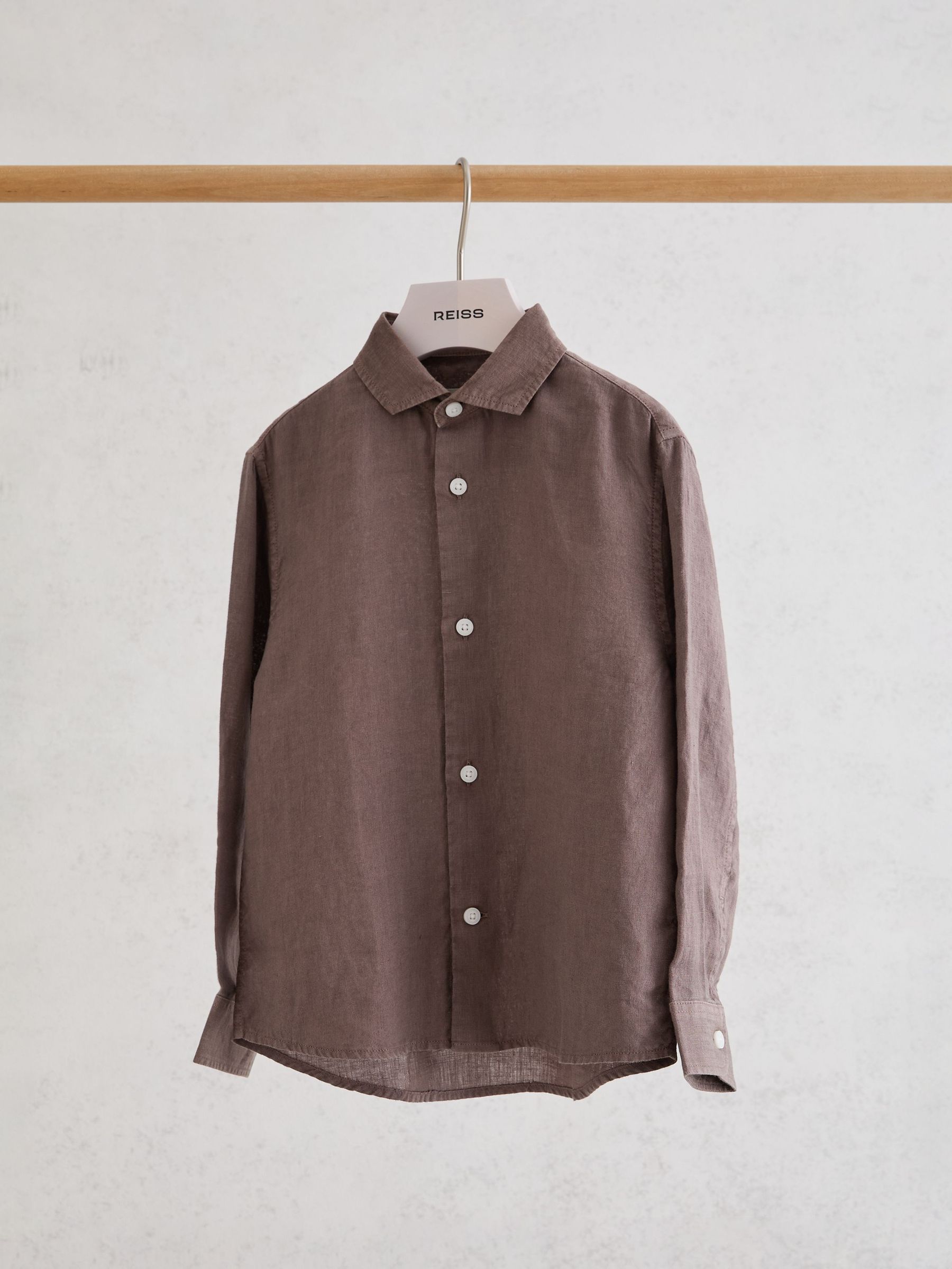 Shirt in Espresso Brown - Image 2 of 3