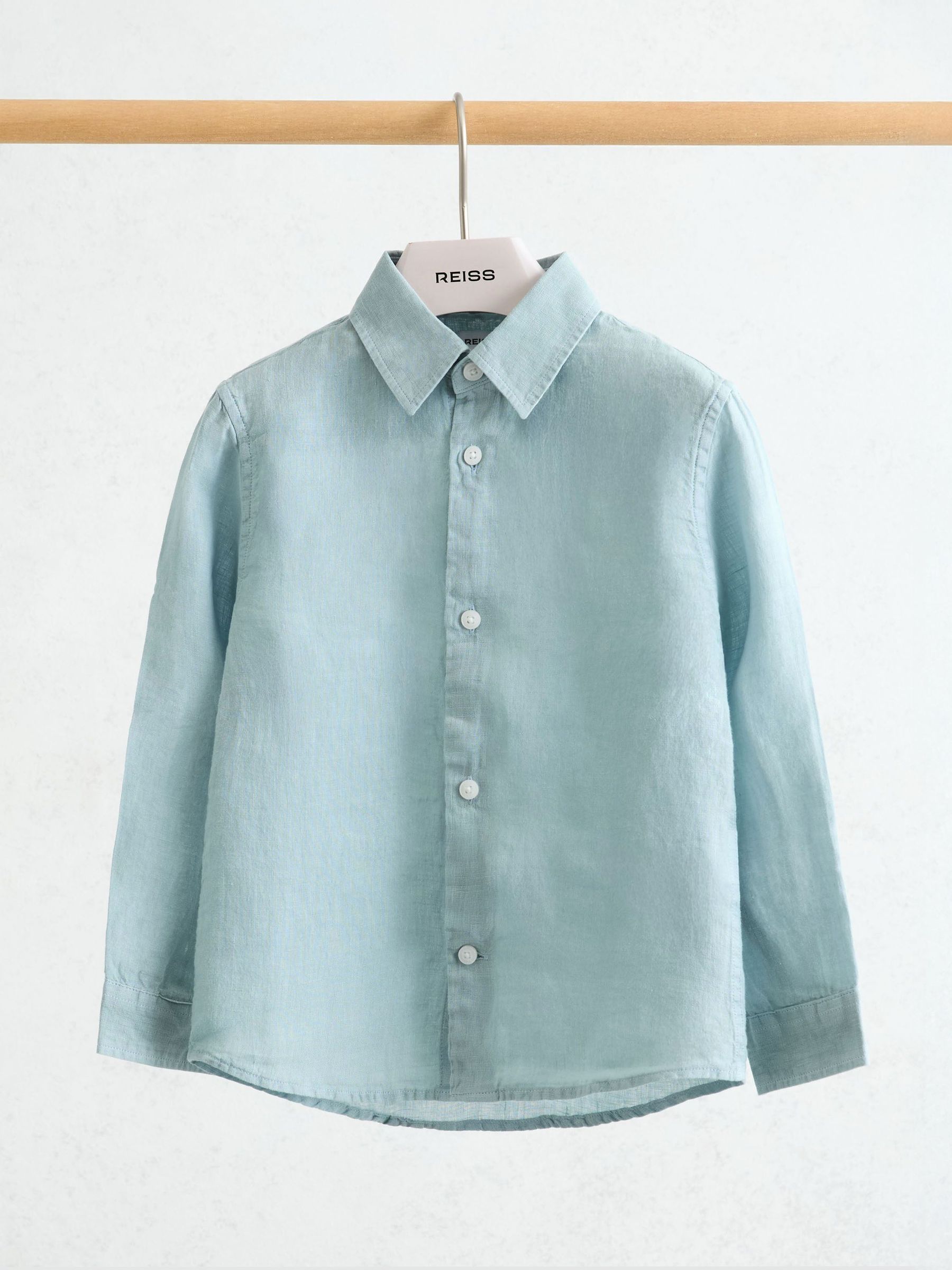 Shirt in Ultramarine Green - Image 2 of 3 Shirt in Ultramarine Green - Image 2 of 3
