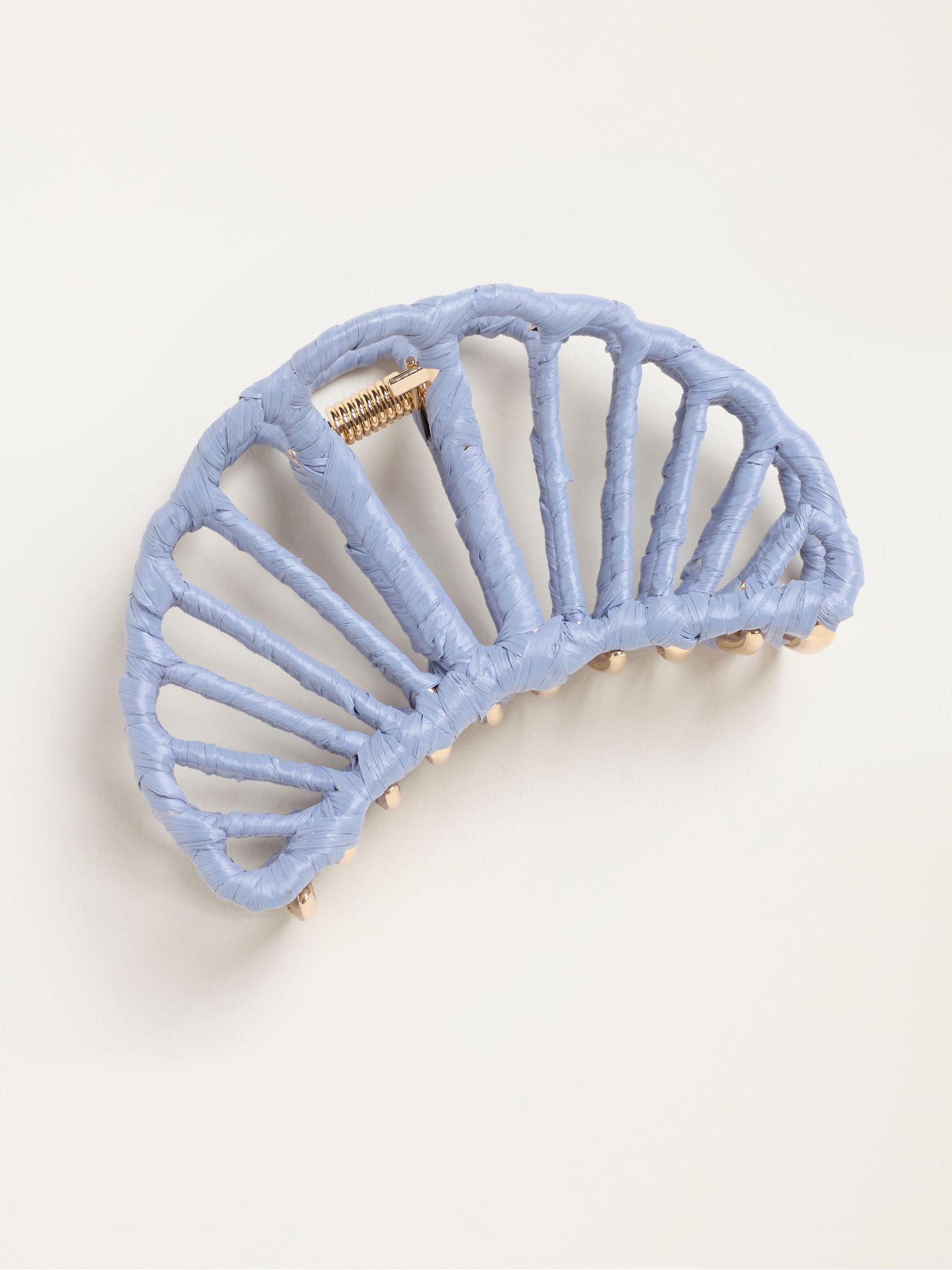 Blue Shell Wrapped Claw Clip - Image 1 of 2