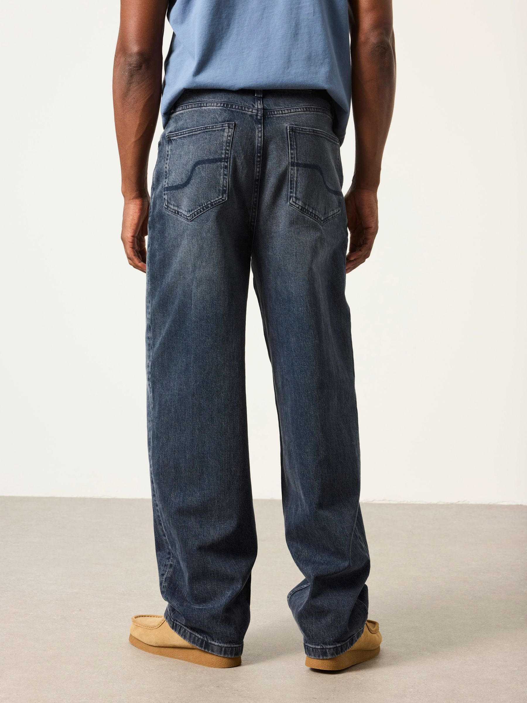 Graphite Grey Baggy Fit Jeans - Image 3 of 7