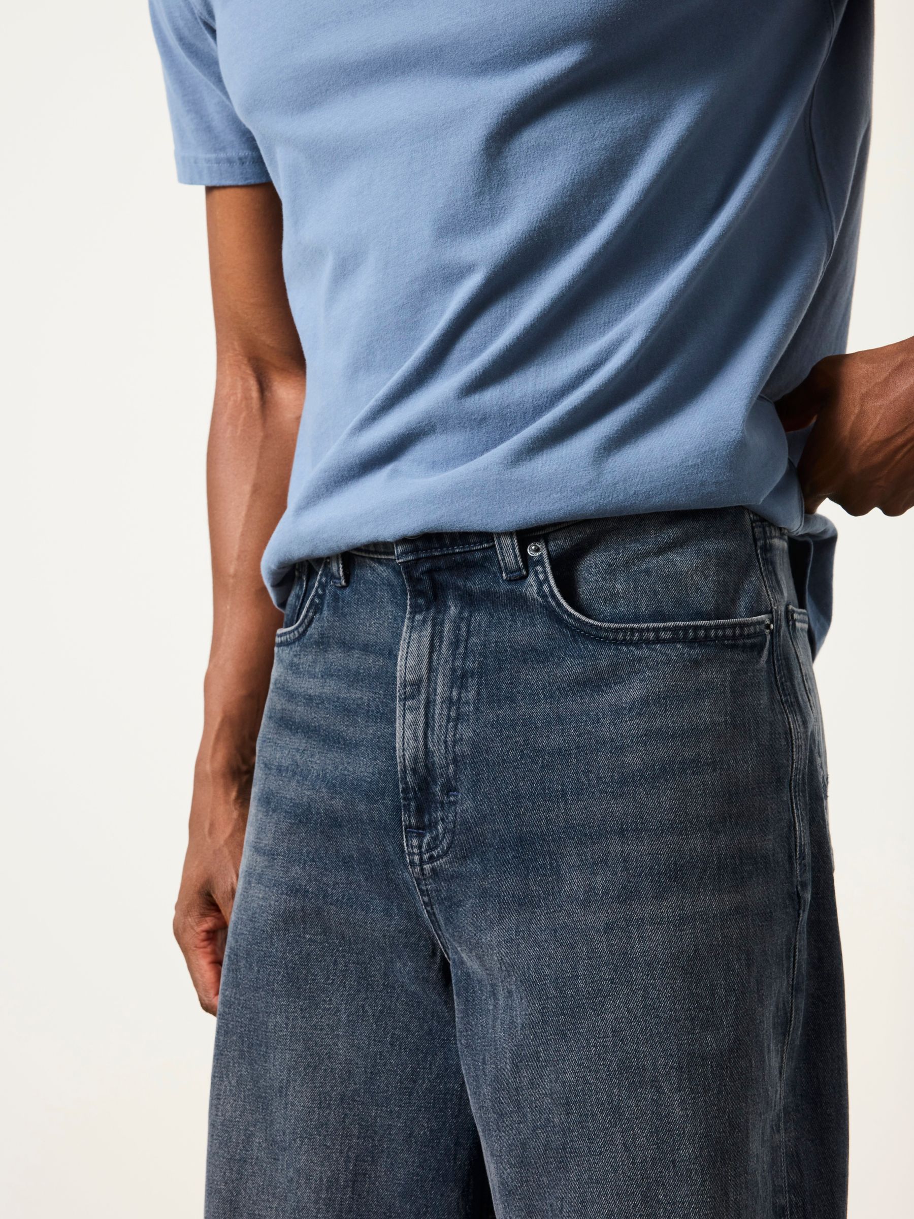 Graphite Grey Baggy Fit Jeans - Image 4 of 7