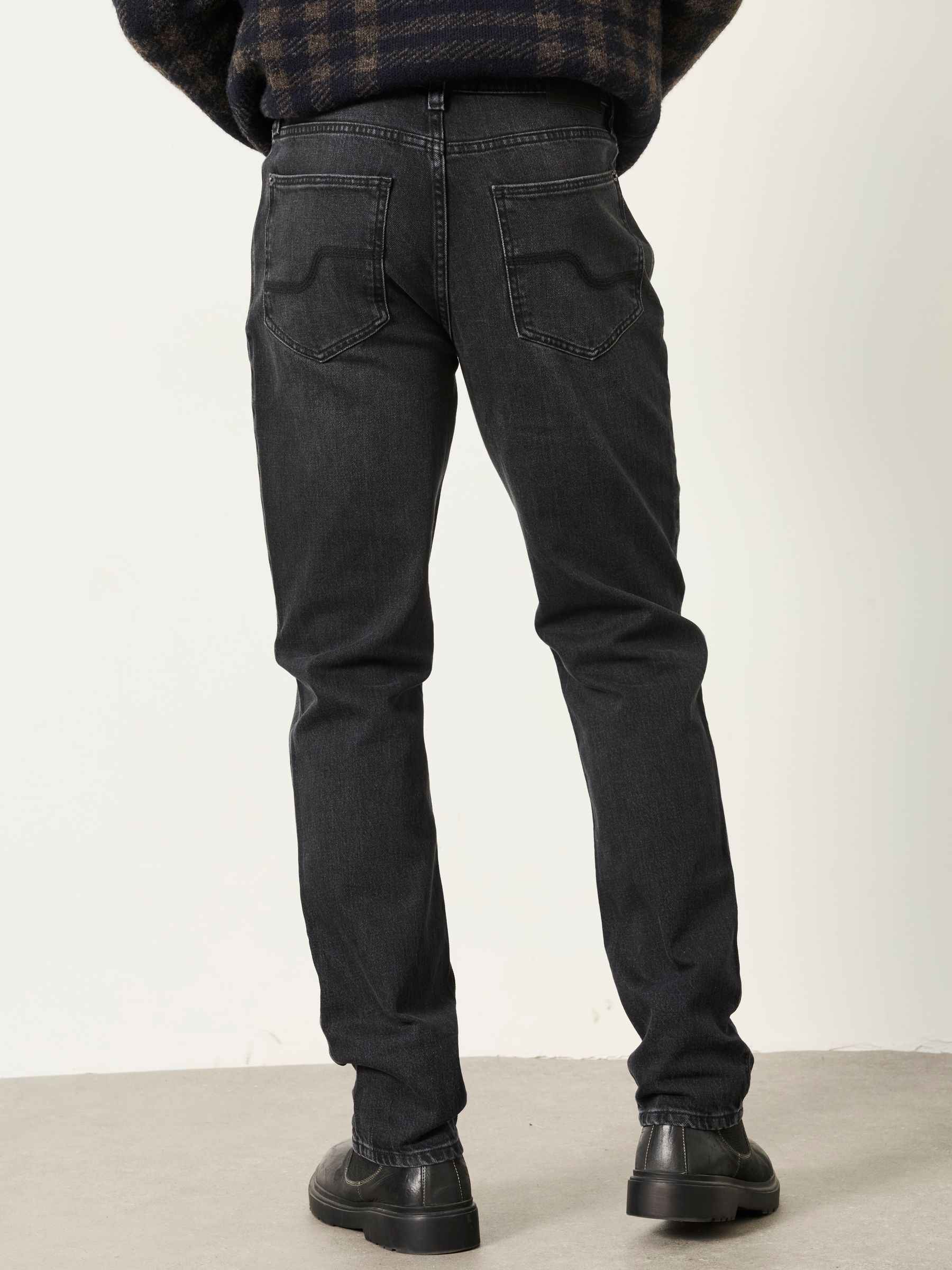 Dark Grey Slim Fit Jeans - Image 2 of 5 Dark Grey Slim Fit Jeans - Image 2 of 5