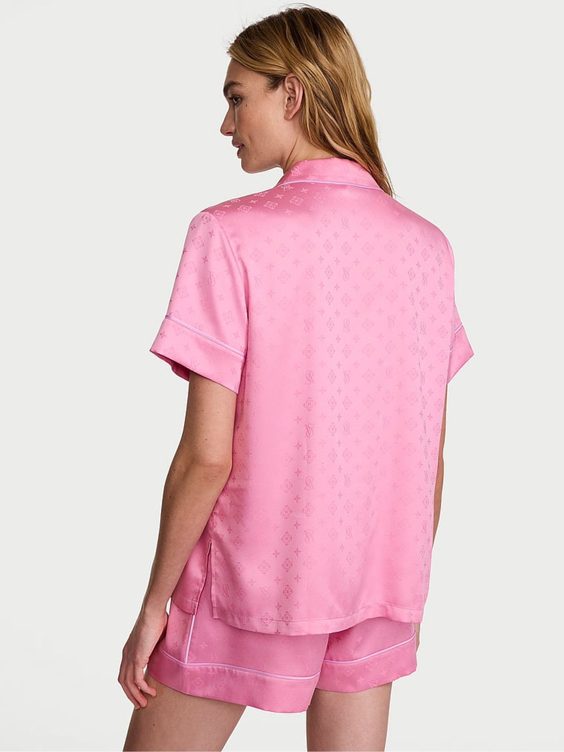 Pink Sugar Satin Short Pyjamas Set - Image 2 of 2