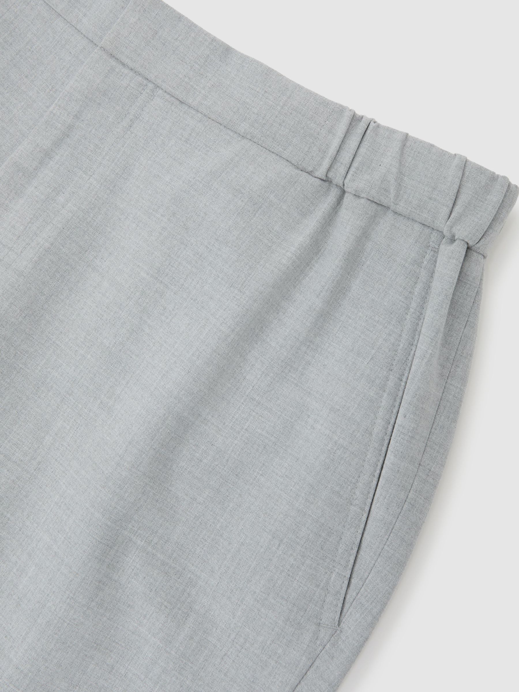 Drawstring Chino Shorts in Soft Grey - Image 5 of 5