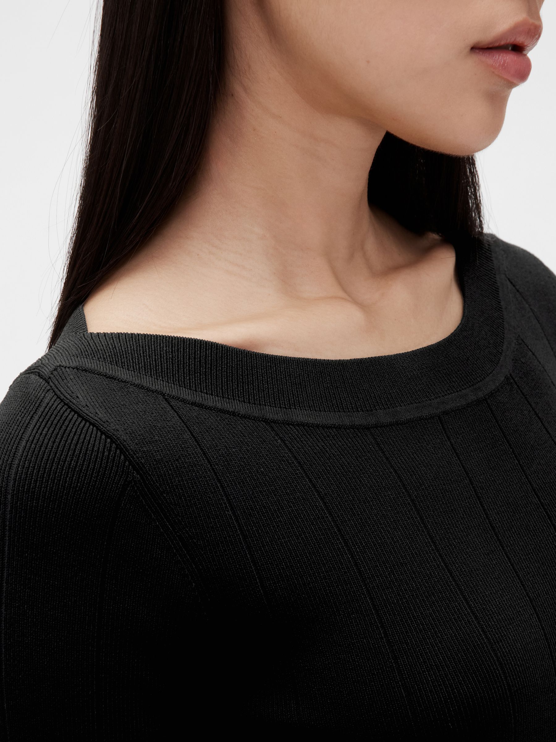 Black Pleated Mini Dress - Image 5 of 7