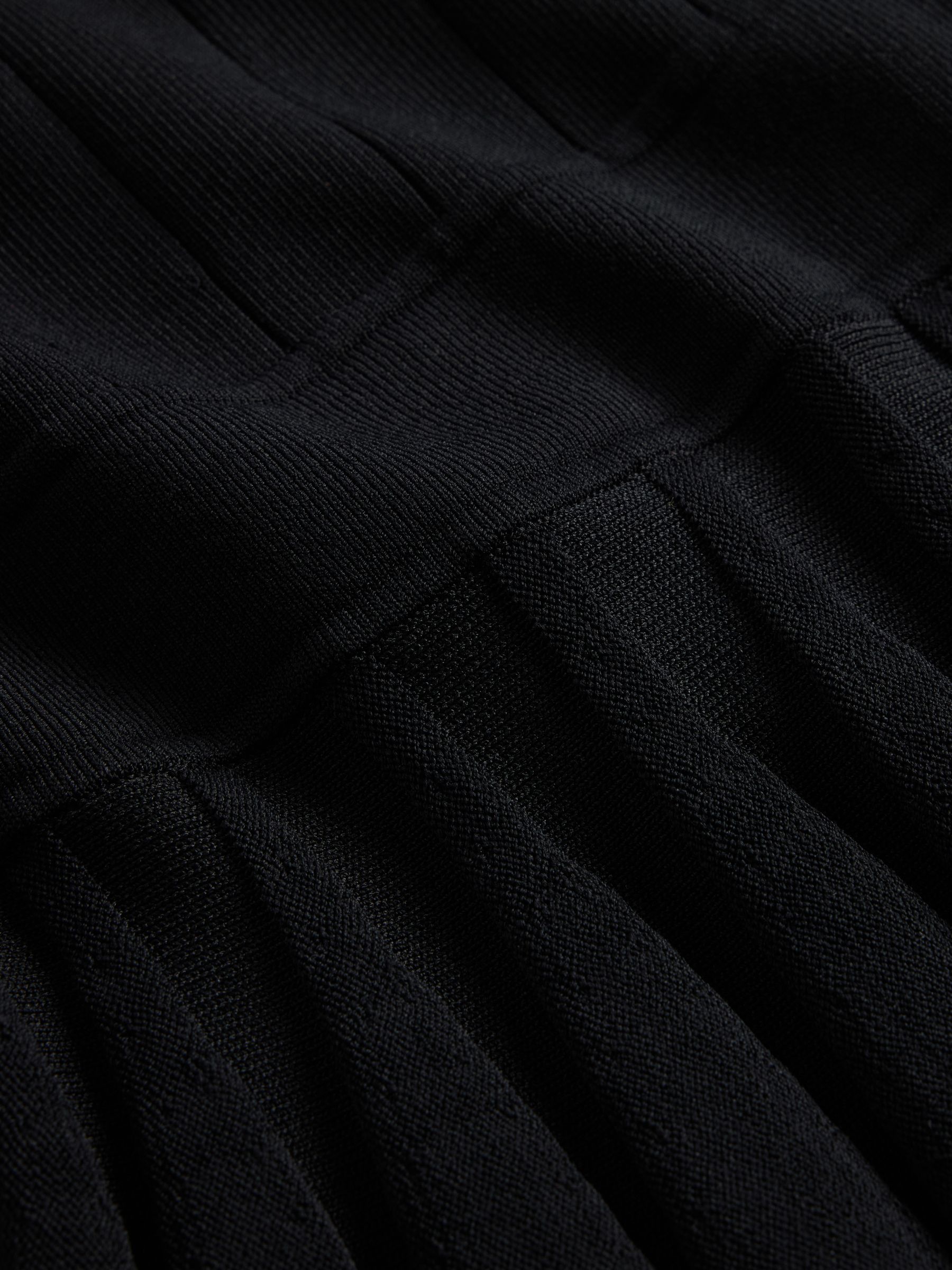 Black Pleated Mini Dress - Image 7 of 7