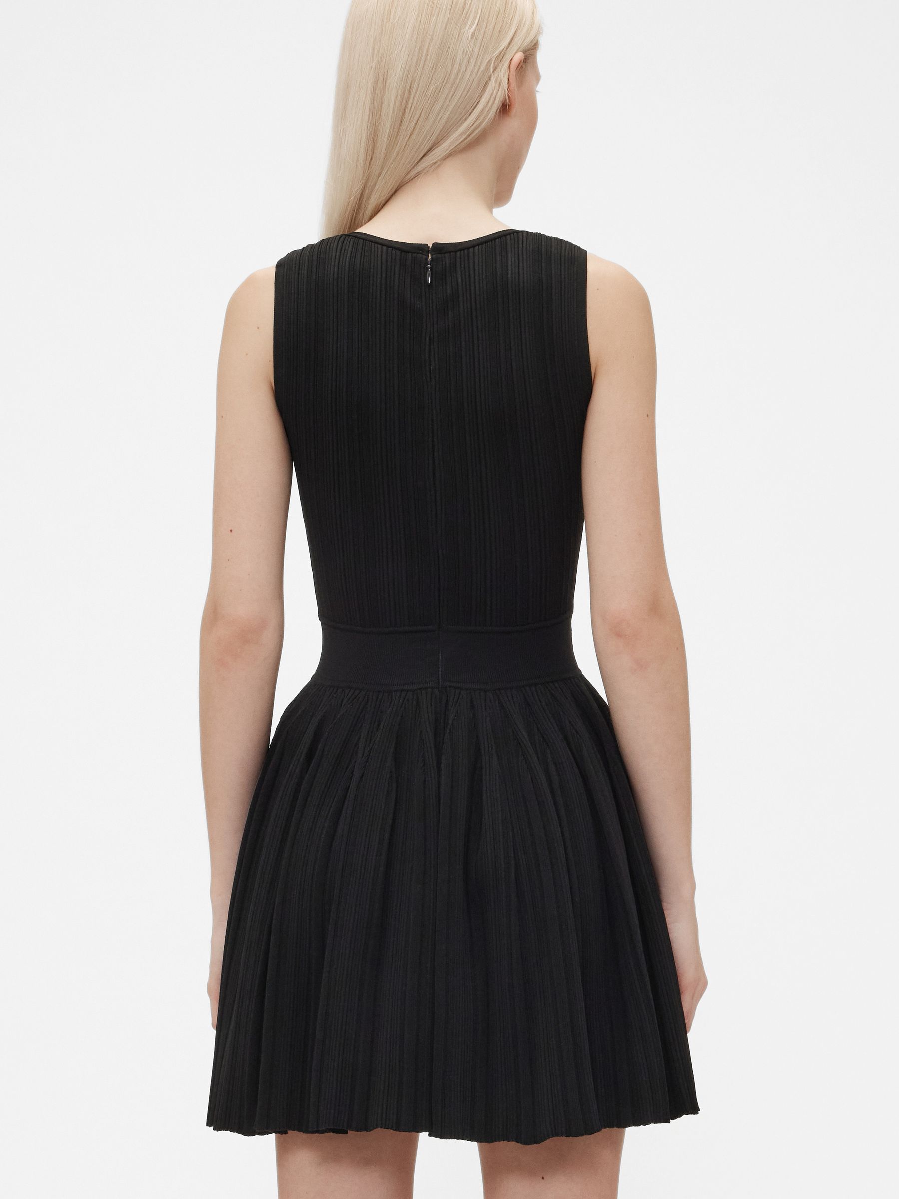 Black Rib Mini Dress - Image 2 of 6