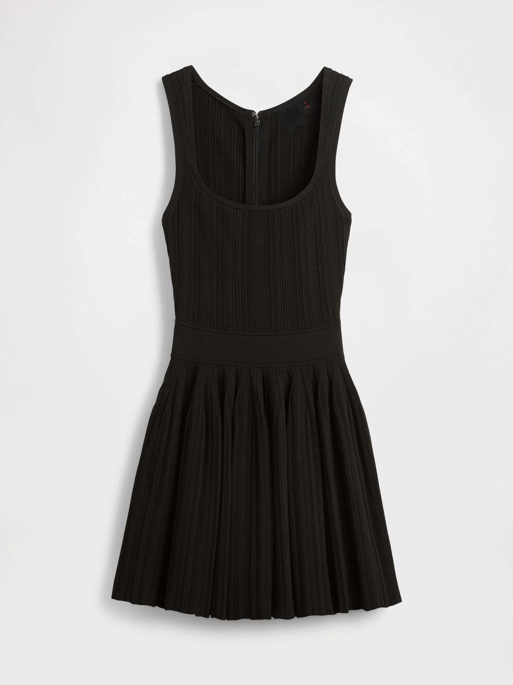 Black Rib Mini Dress - Image 6 of 6