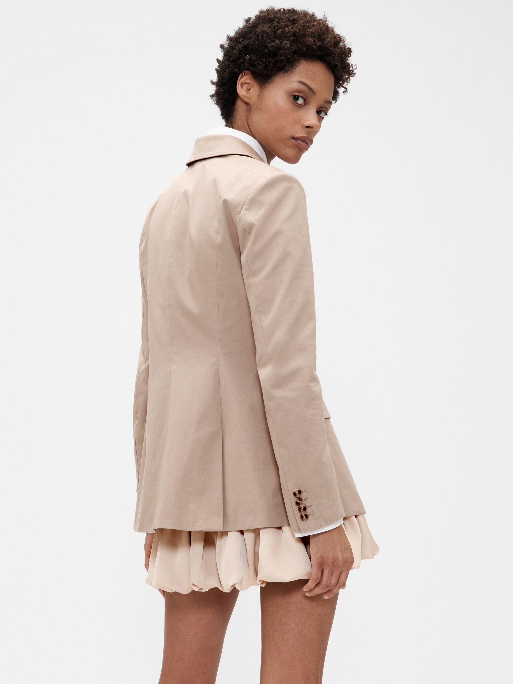Beige Tailored Blazer - Image 2 of 7