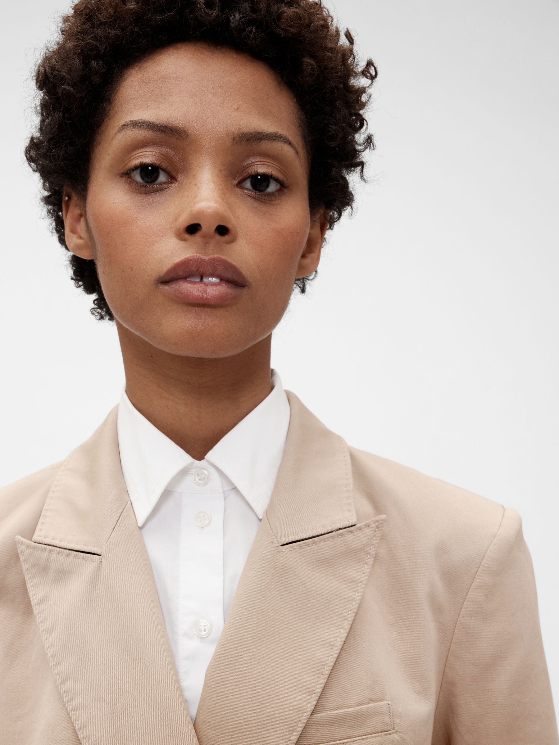 Beige Tailored Blazer - Image 4 of 7