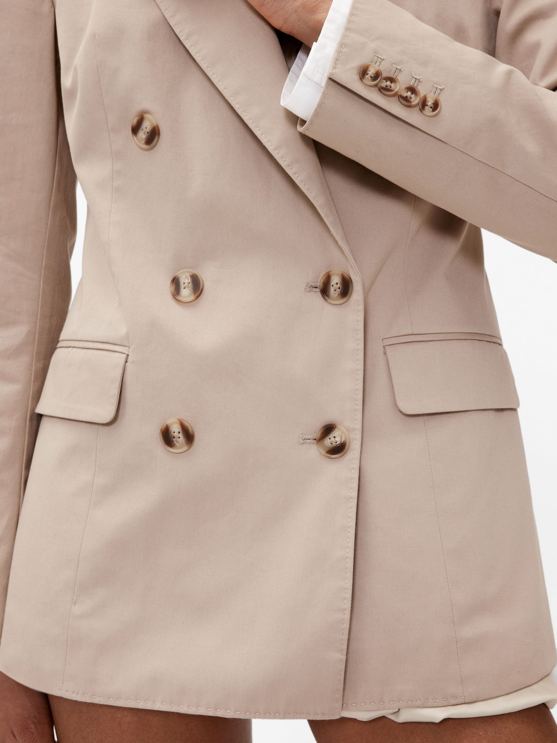 Beige Tailored Blazer - Image 5 of 7