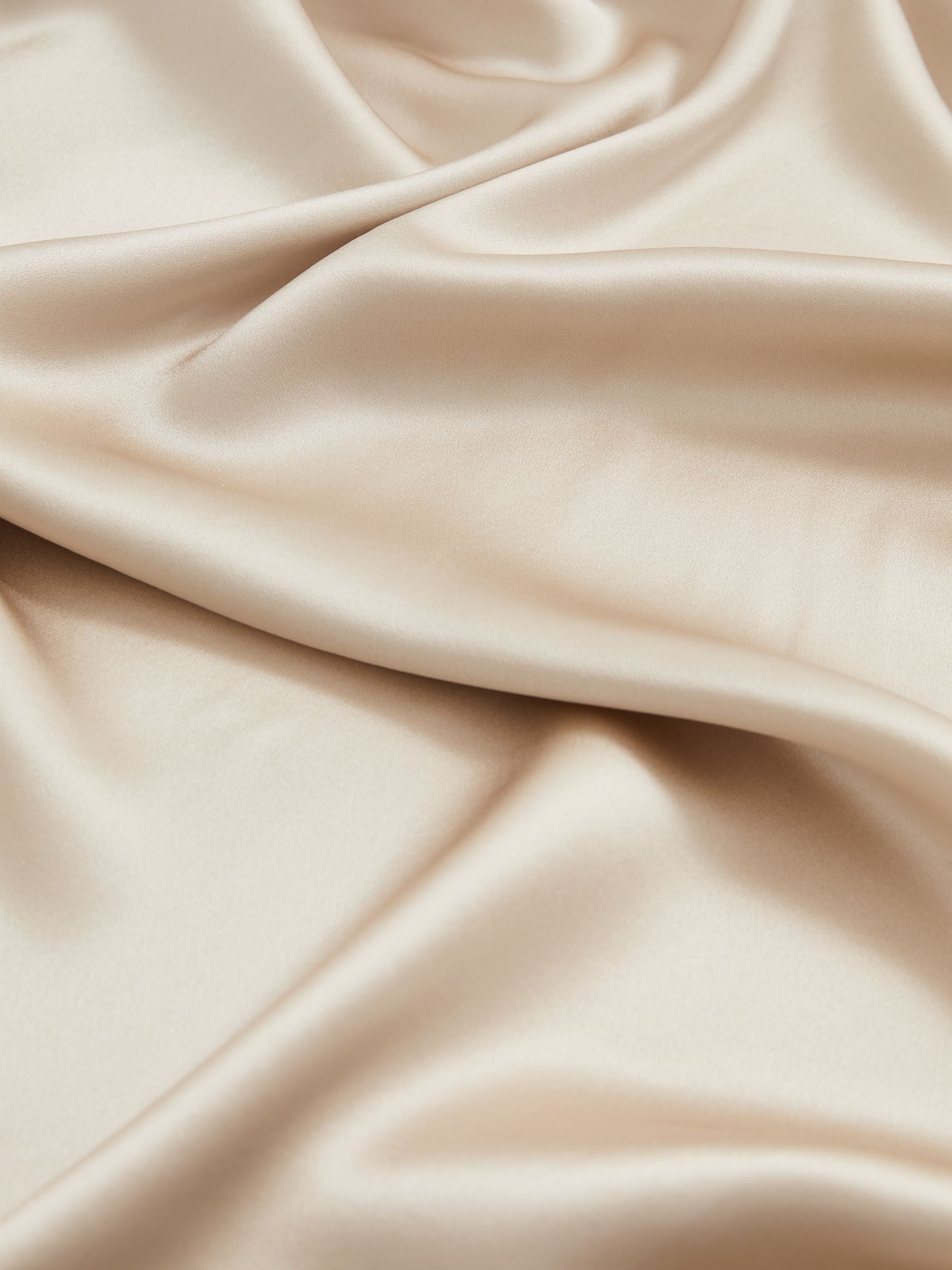 【海外限定】REISSスカート☆Champagne Neutral Seren Pleated M Reiss Pleated Asymmetric Midi Skirt in Champagne - REISS