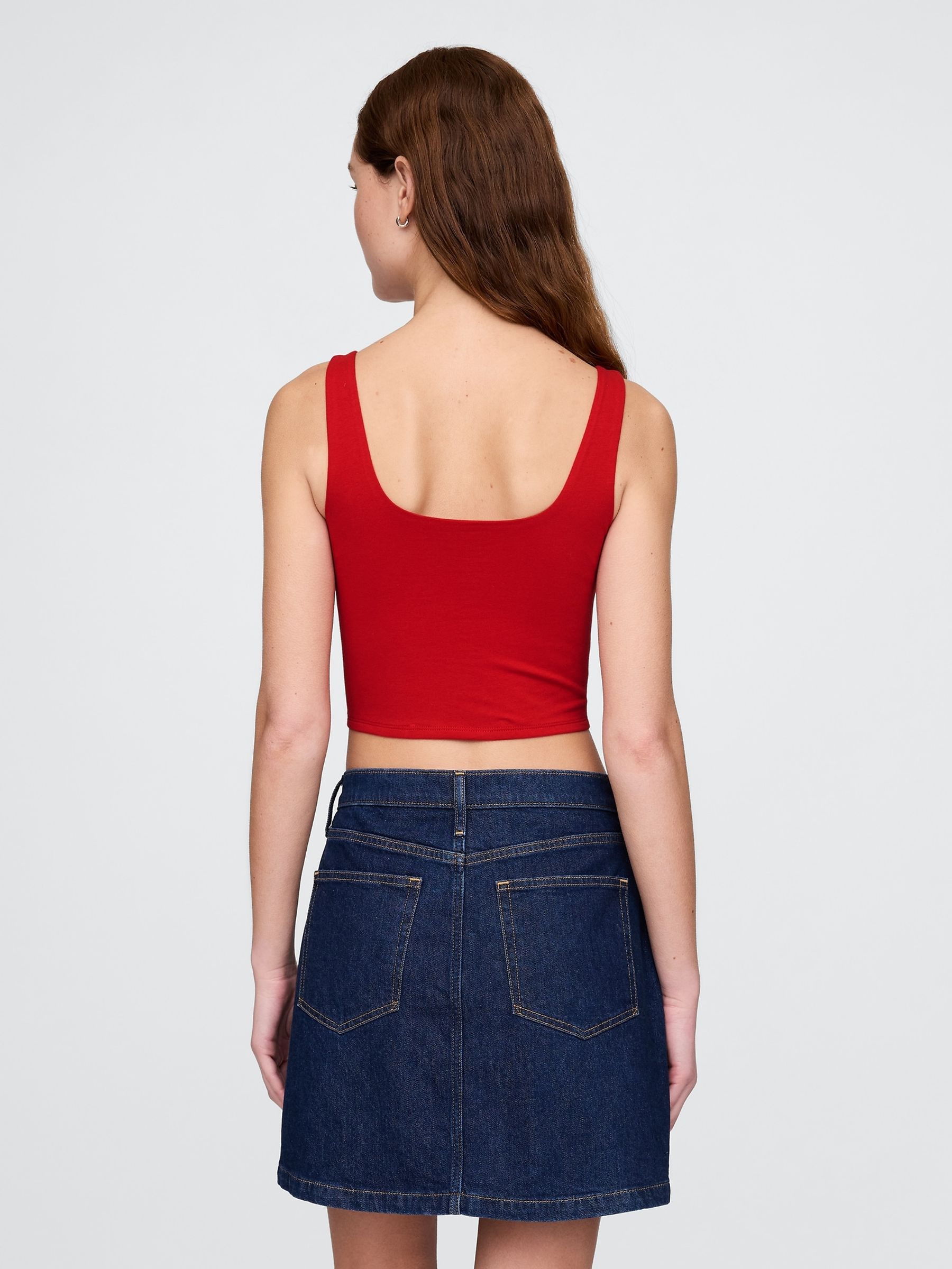 Red CloseKnit Jersey Brami - Image 2 of 4